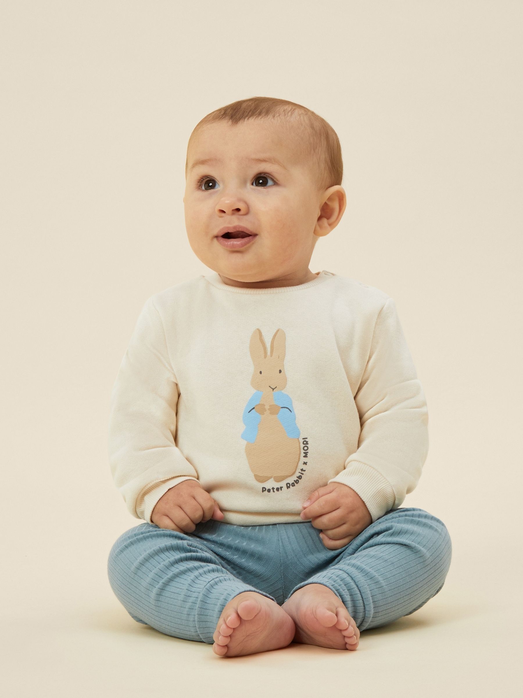 MORI Cream Peter Rabbit Supersoft Sweatshirt - Image 3 of 4