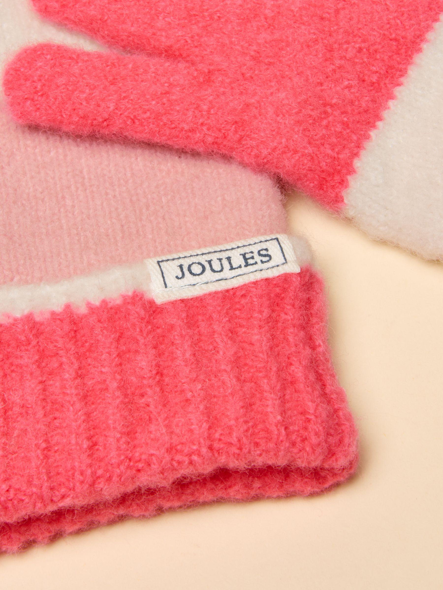 Kids' Explorer Pink Hat and Gloves Set - Image 3 of 3