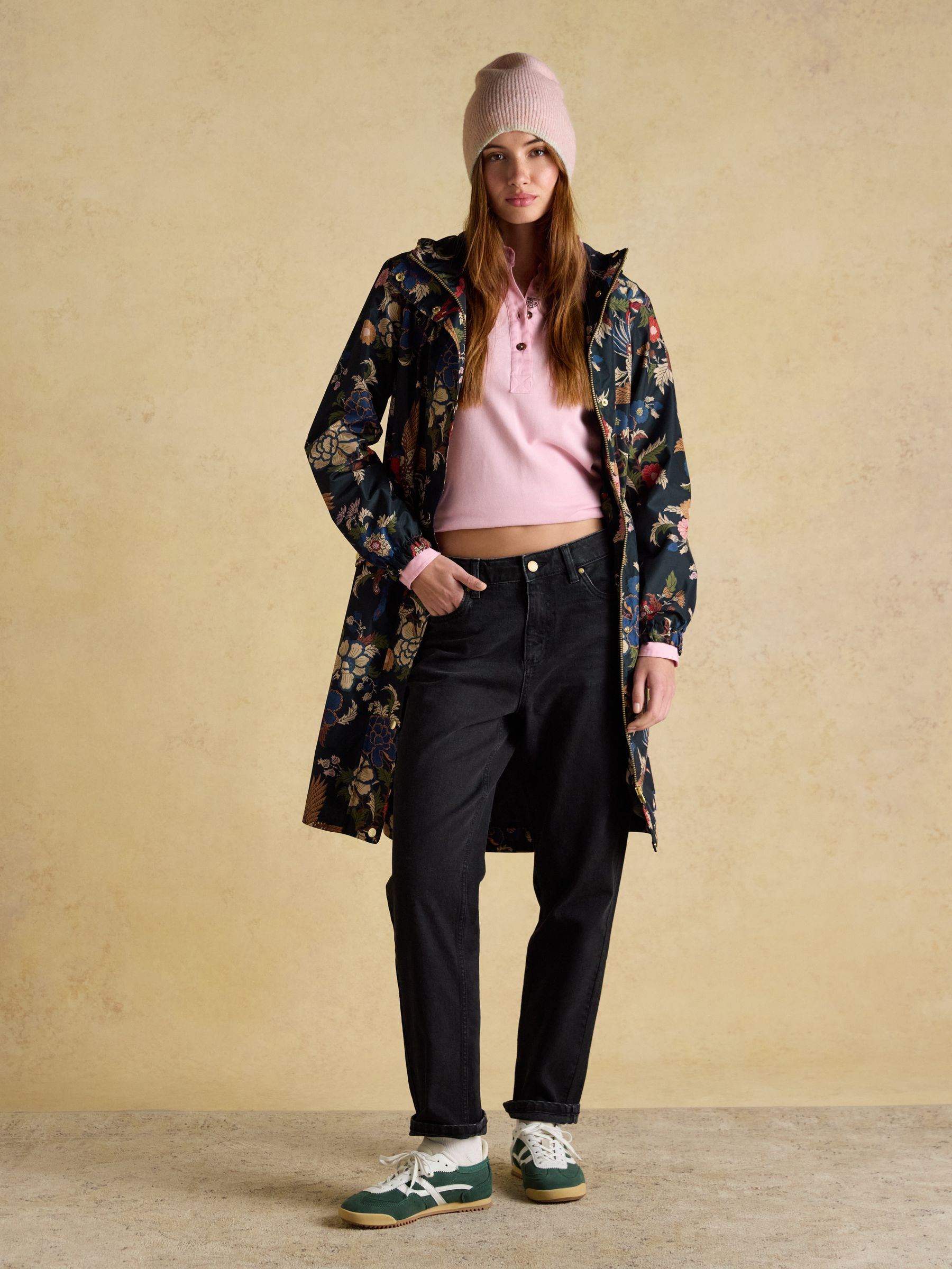 Kendra Pale Pink Fine Knit Beanie - Image 2 of 7