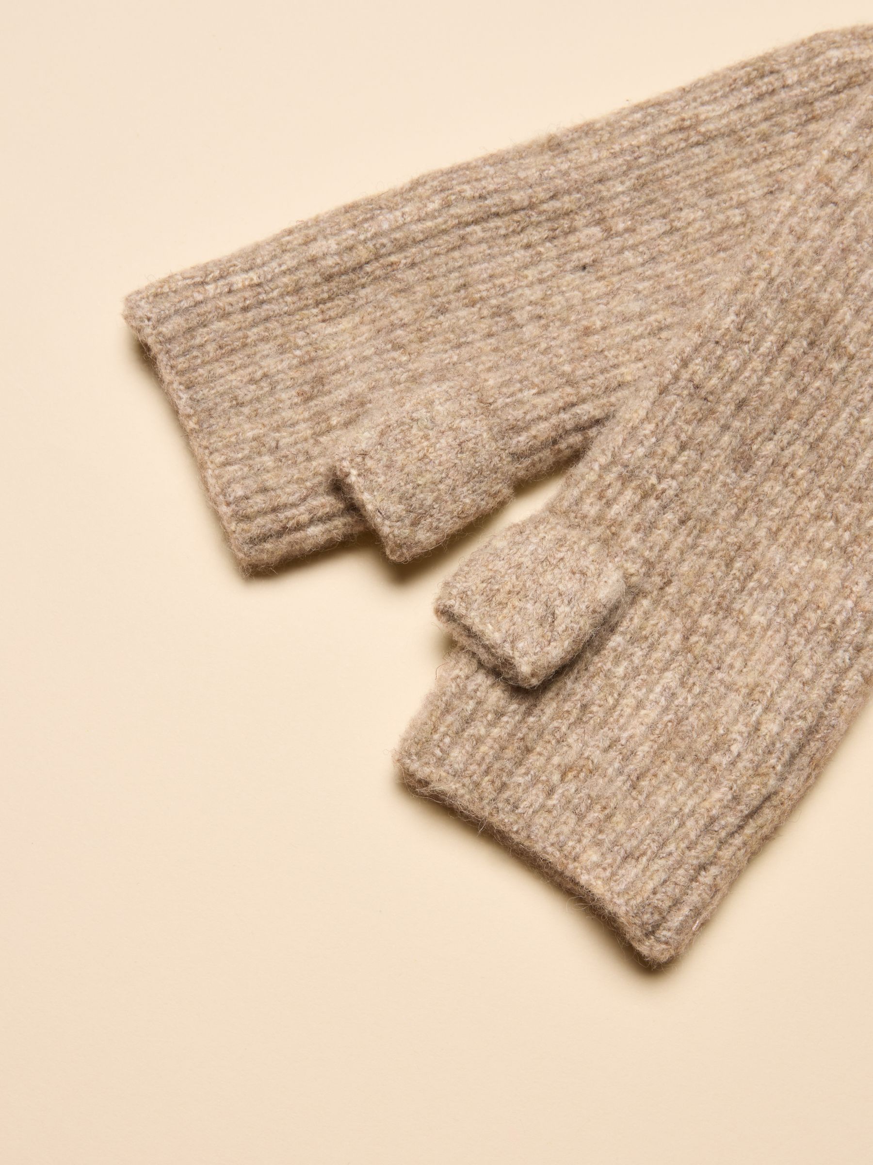 Kendra Neutral Fingerless Glove - Image 3 of 3