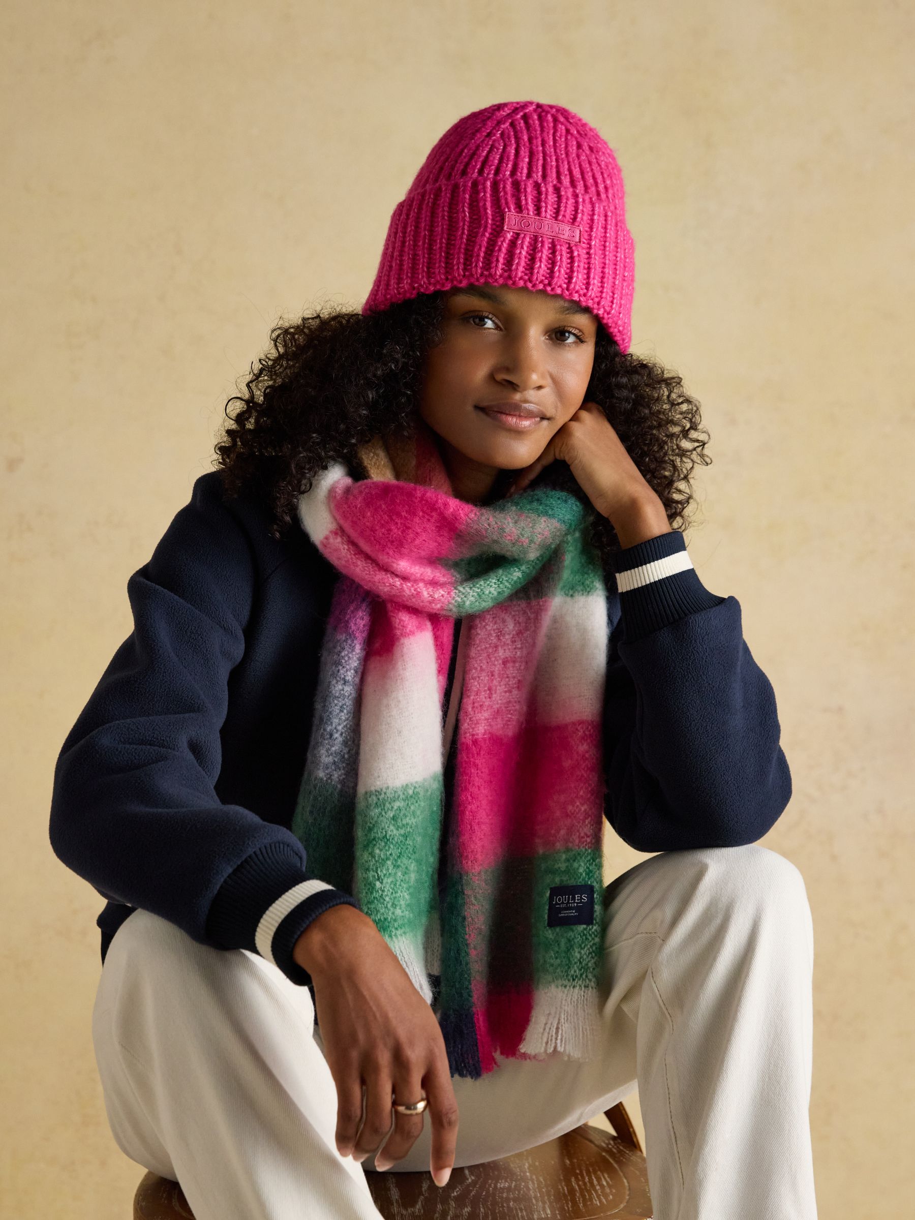 Joy Multi Hat and Scarf Set - Image 3 of 9