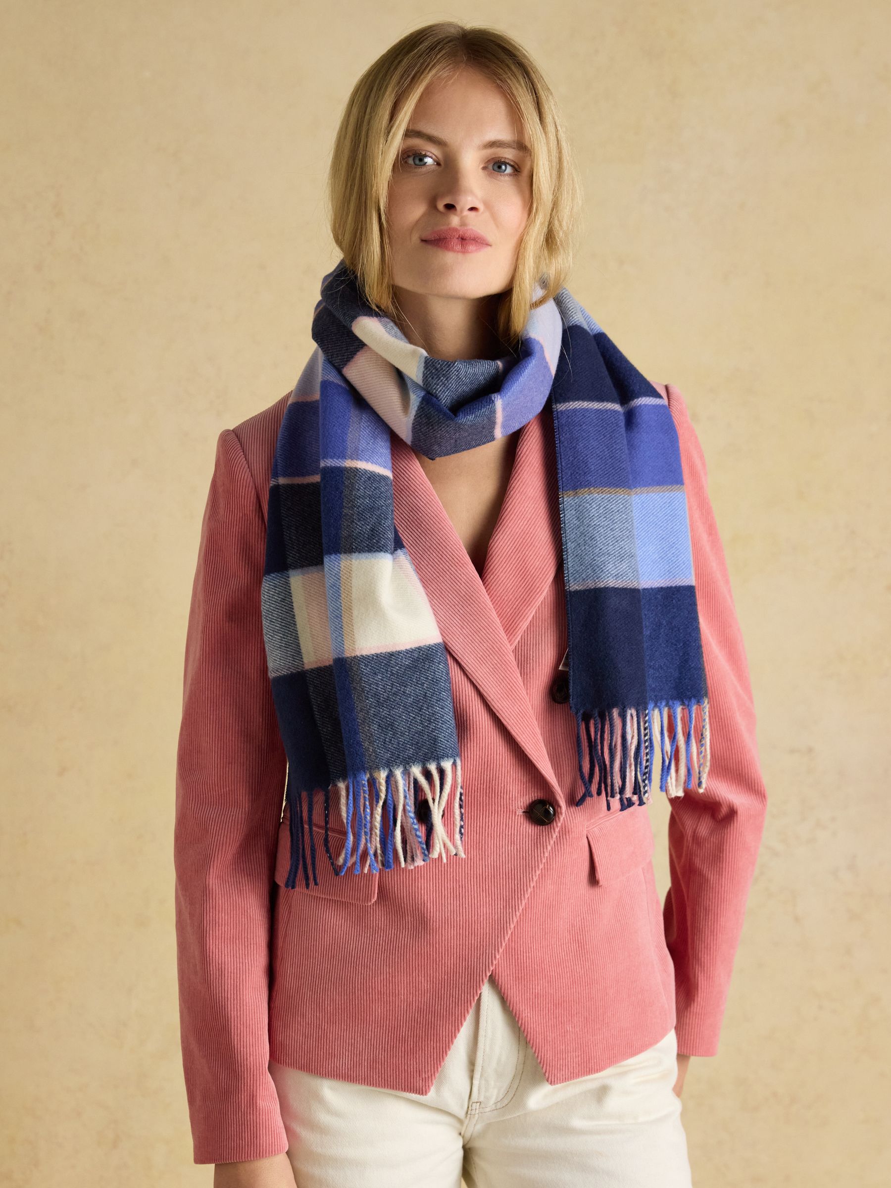 Langtree Blue & Pink Large Scarf - Image 2 of 5