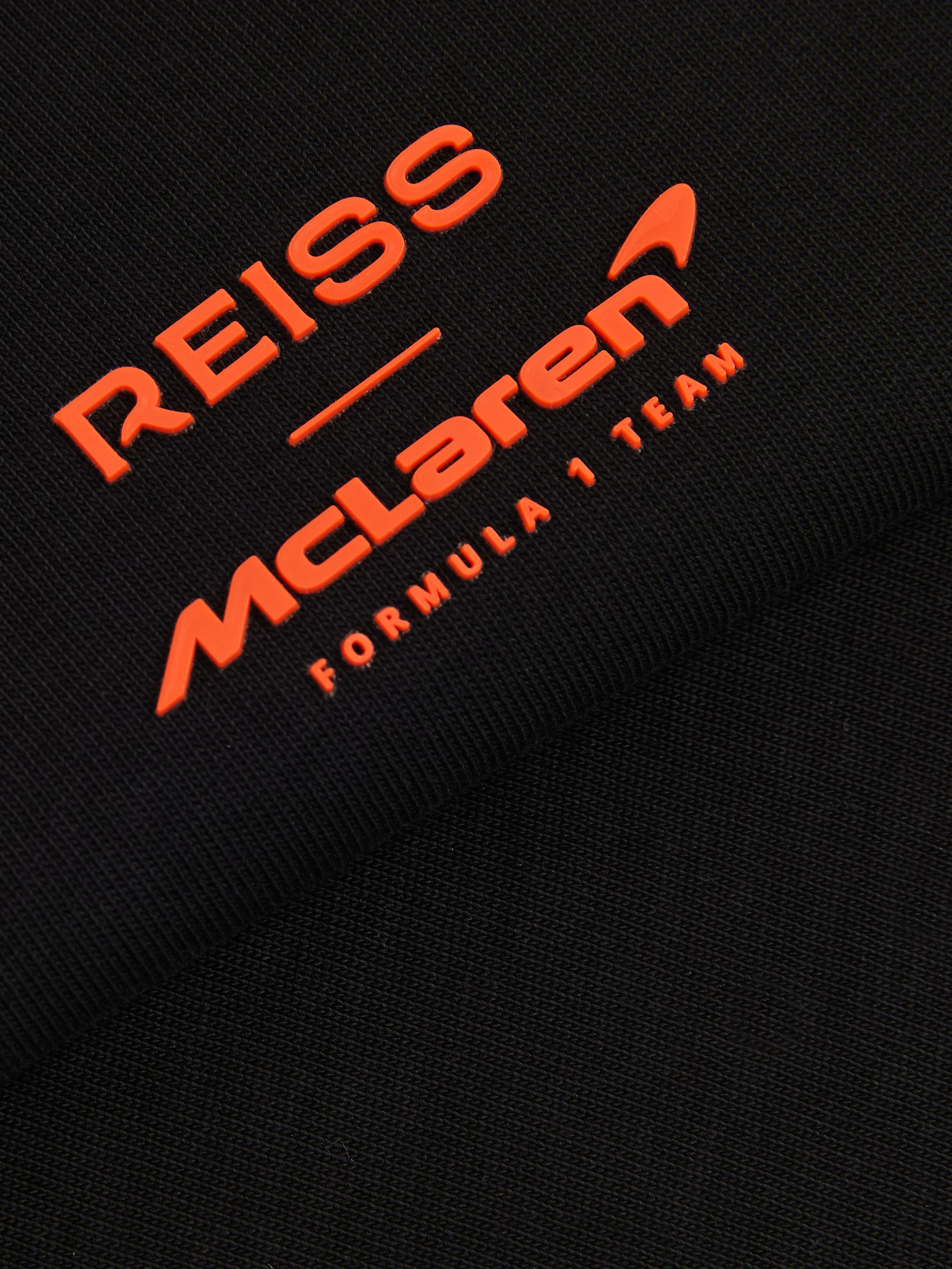 13-14 yrs Unisex Fit Oversized McLaren F1 Team Tyre T-Shirt in Black - Image 7 of 7