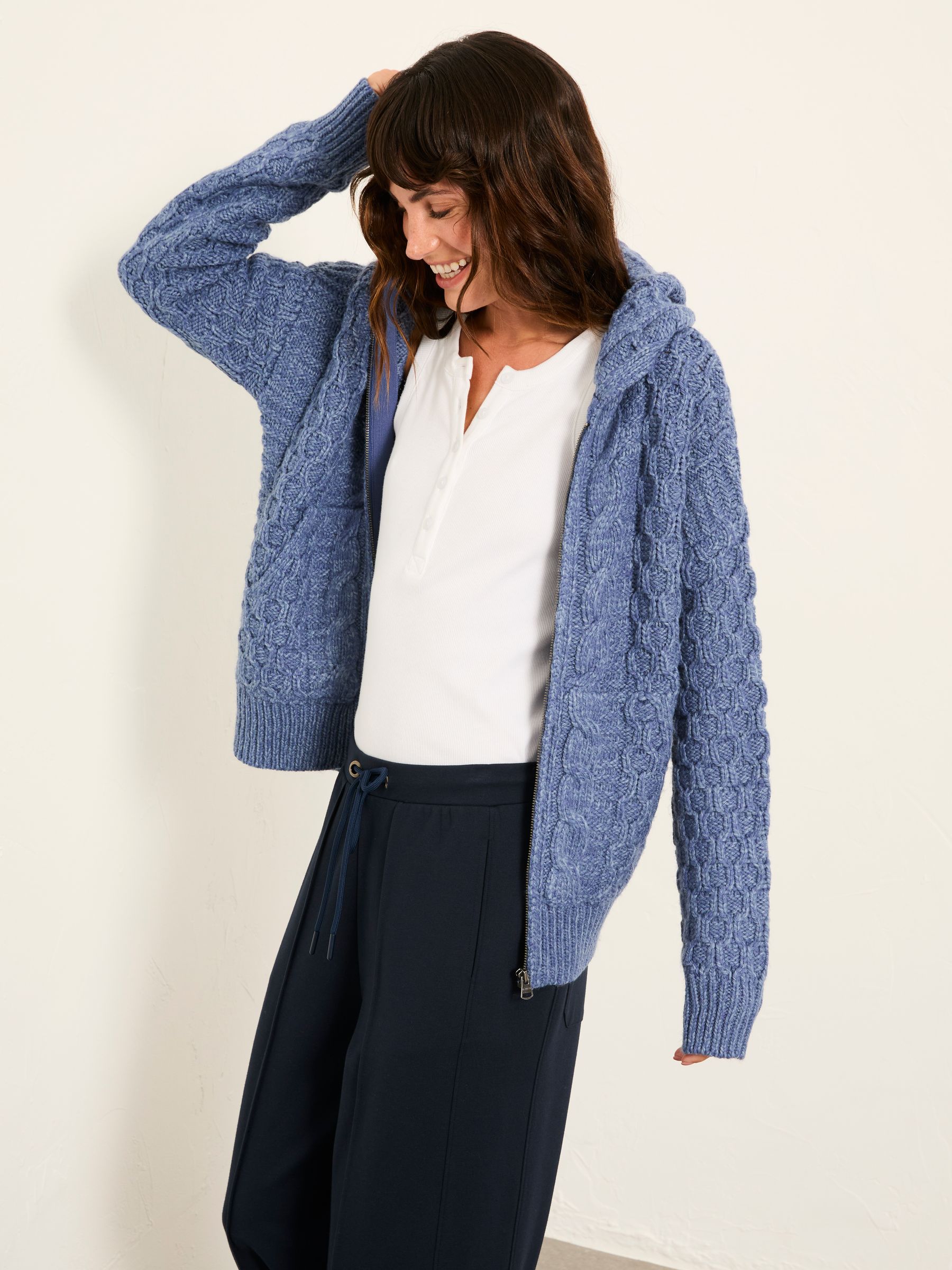 Knitted Cable Hoodie