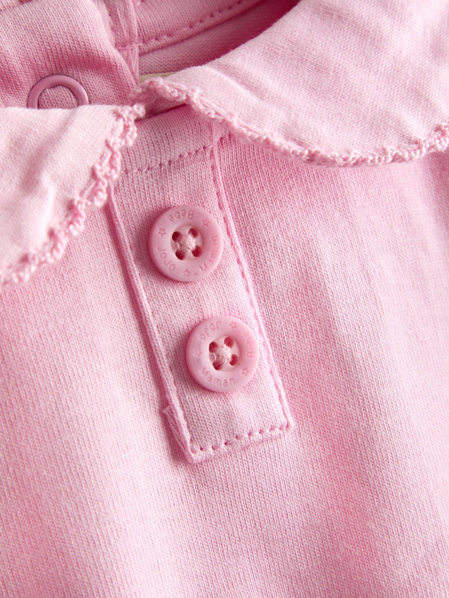Pink 2-Pack Ditsy Floral Peter Pan Bodies - Image 7 of 7