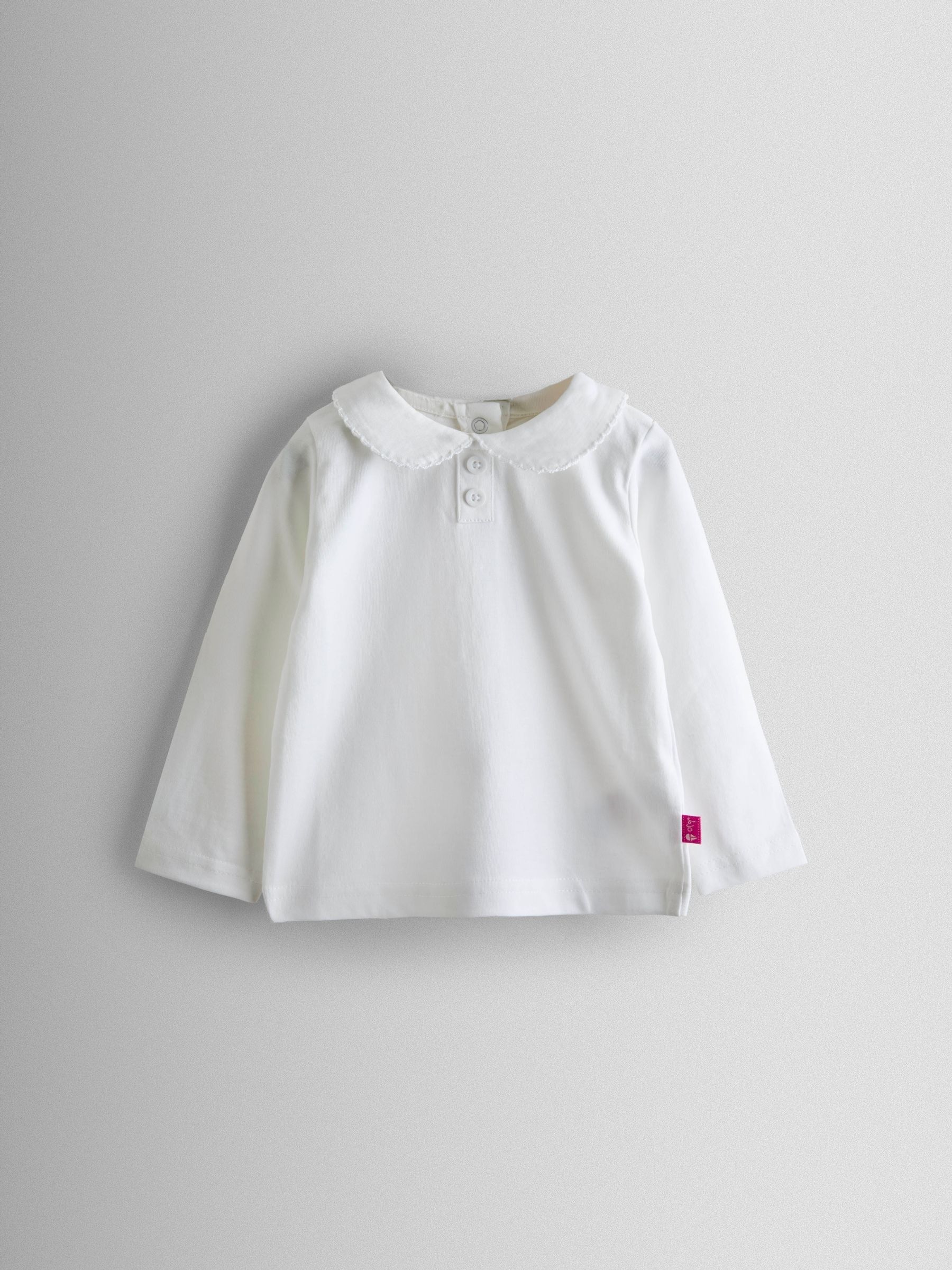Pink 2-Pack 100% Cotton Plain Peter Pan Tops - Image 2 of 7
