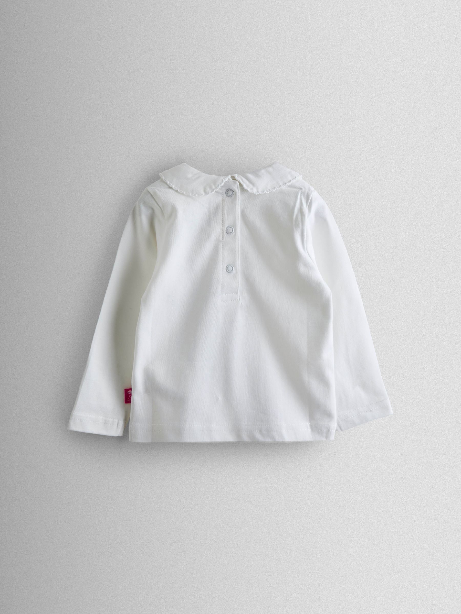 Pink 2-Pack 100% Cotton Plain Peter Pan Tops - Image 3 of 7