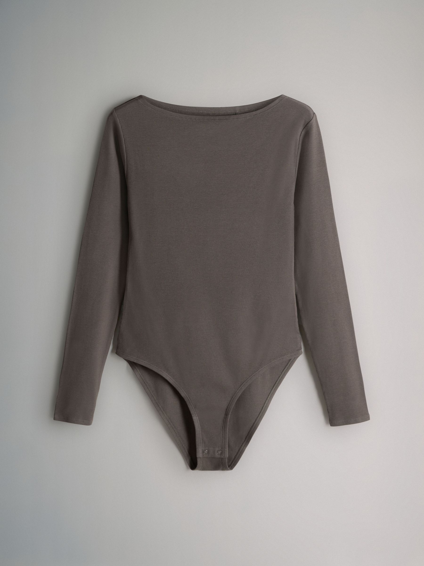 3 Pack Boat Neck Ribbed Bodies - Image 3 of 6