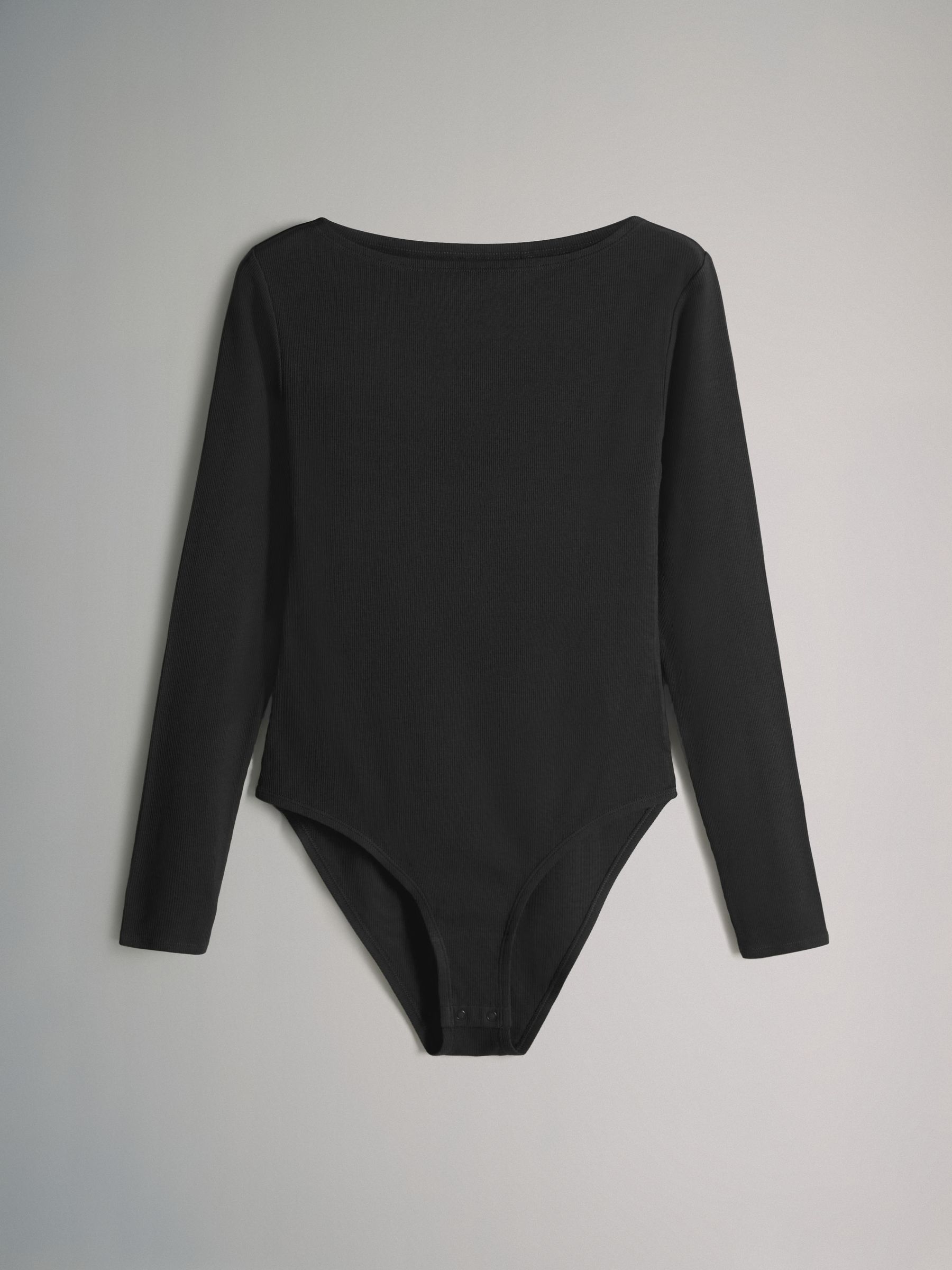 3 Pack Boat Neck Ribbed Bodies - Image 4 of 6