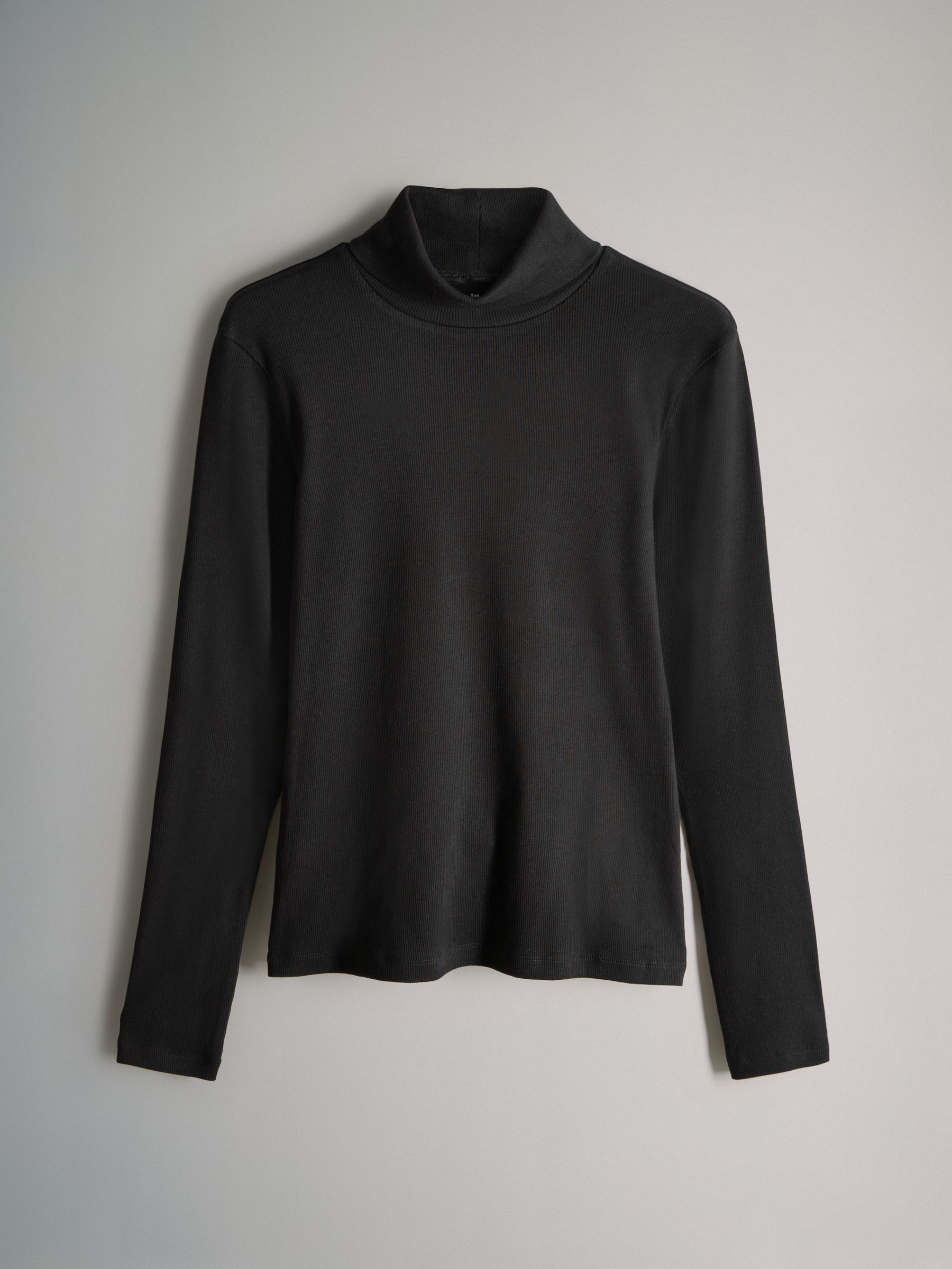 3 Pack Long Sleeve Ribbed Roll Neck T-Shirts - Image 4 of 13