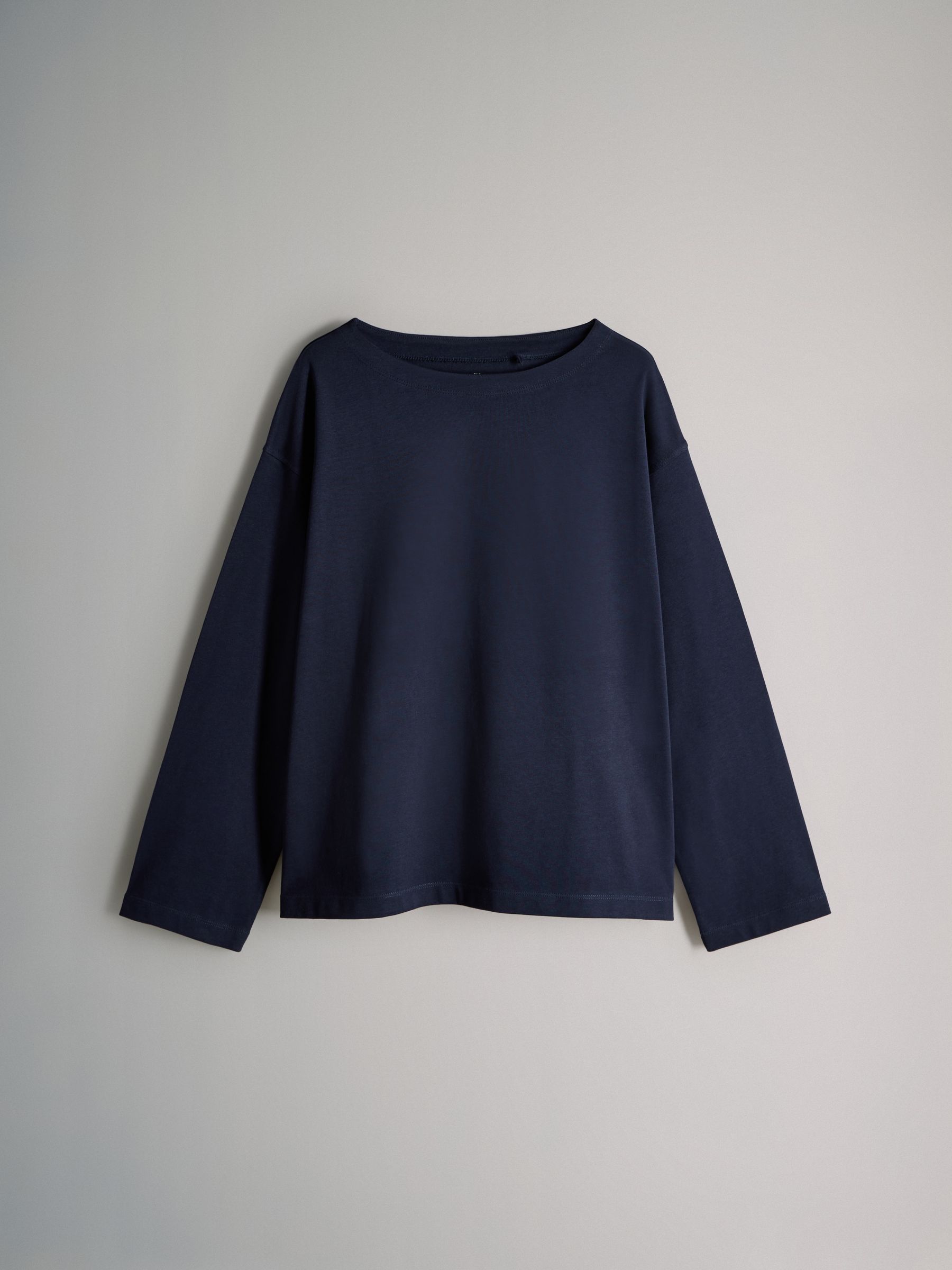 Navy/Stripe/Neutral - 3 Pack Boat Neck Heavyweight T-Shirts - Image 10 of 14