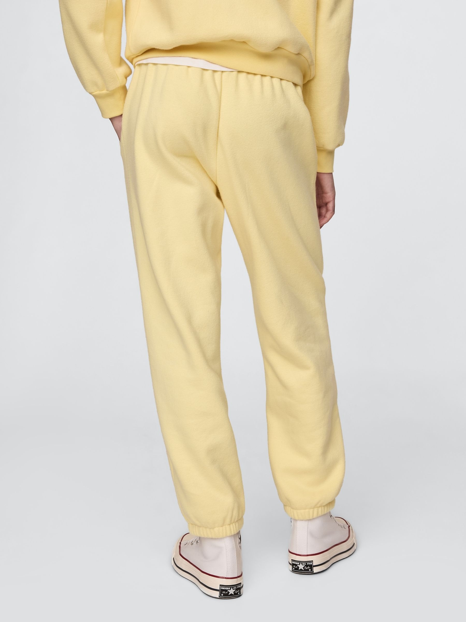 Yellow Vintage Soft Logo Joggers - Image 2 of 5