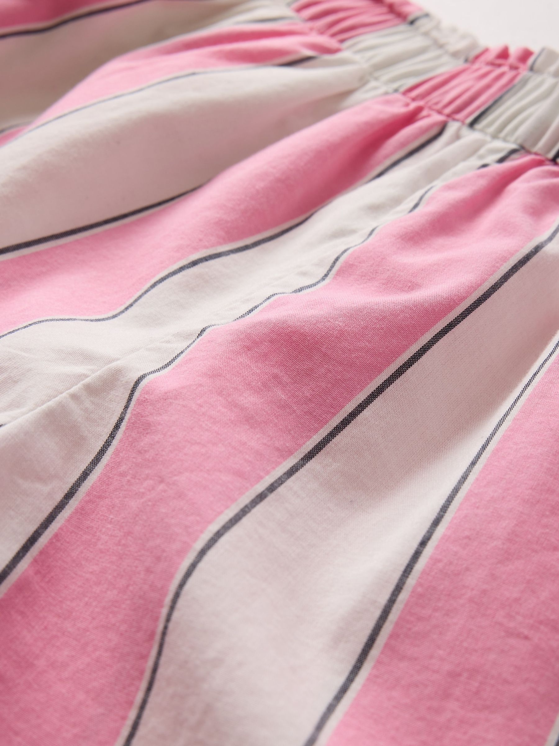 Pink Poplin Easy Shorts (4-13yrs) - Image 5 of 5