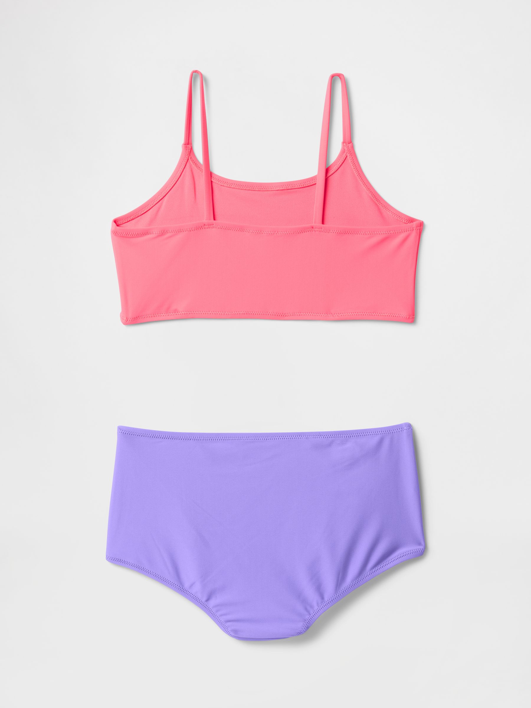 Pink & Purple Two Piece Swimsuit (4-13yrs) - Image 2 of 3