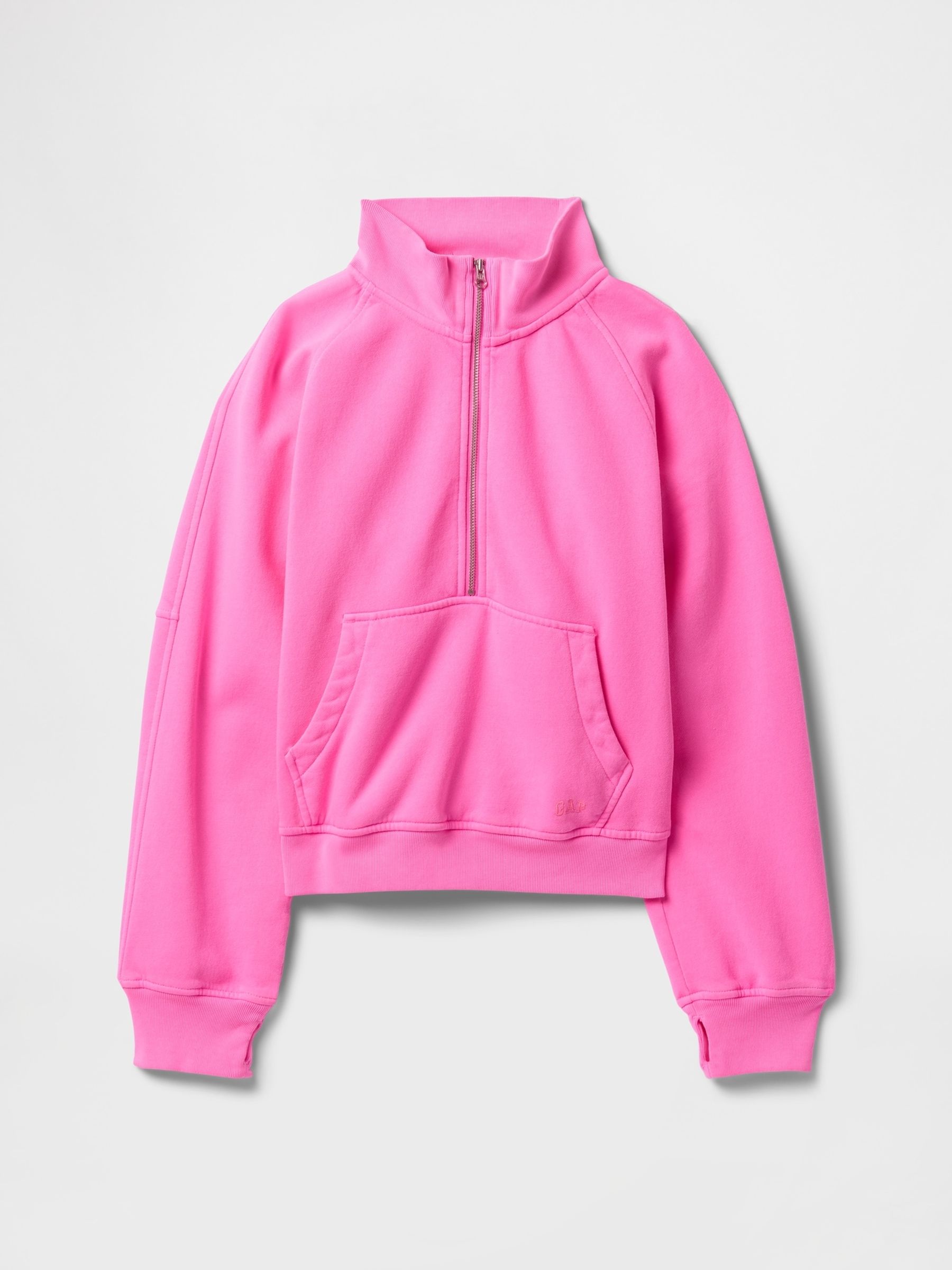 Pink Scuba Half-Zip Pullover (4-13yrs) - Image 5 of 5