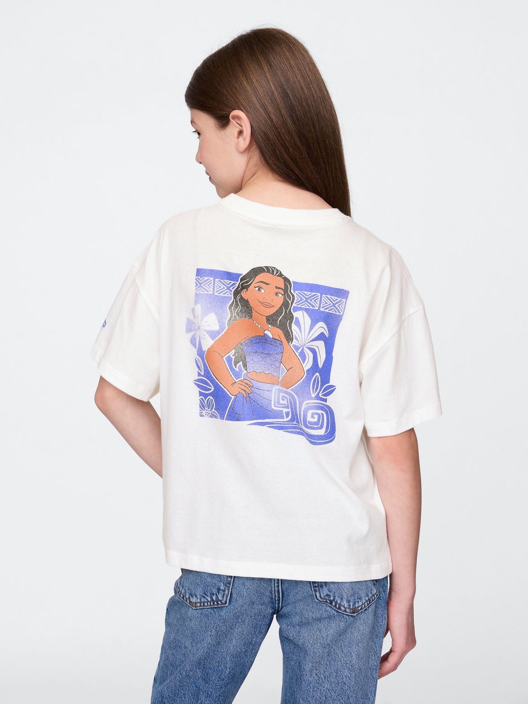 White Disney Moana Graphic T-Shirt (4-13yrs) - Image 2 of 4