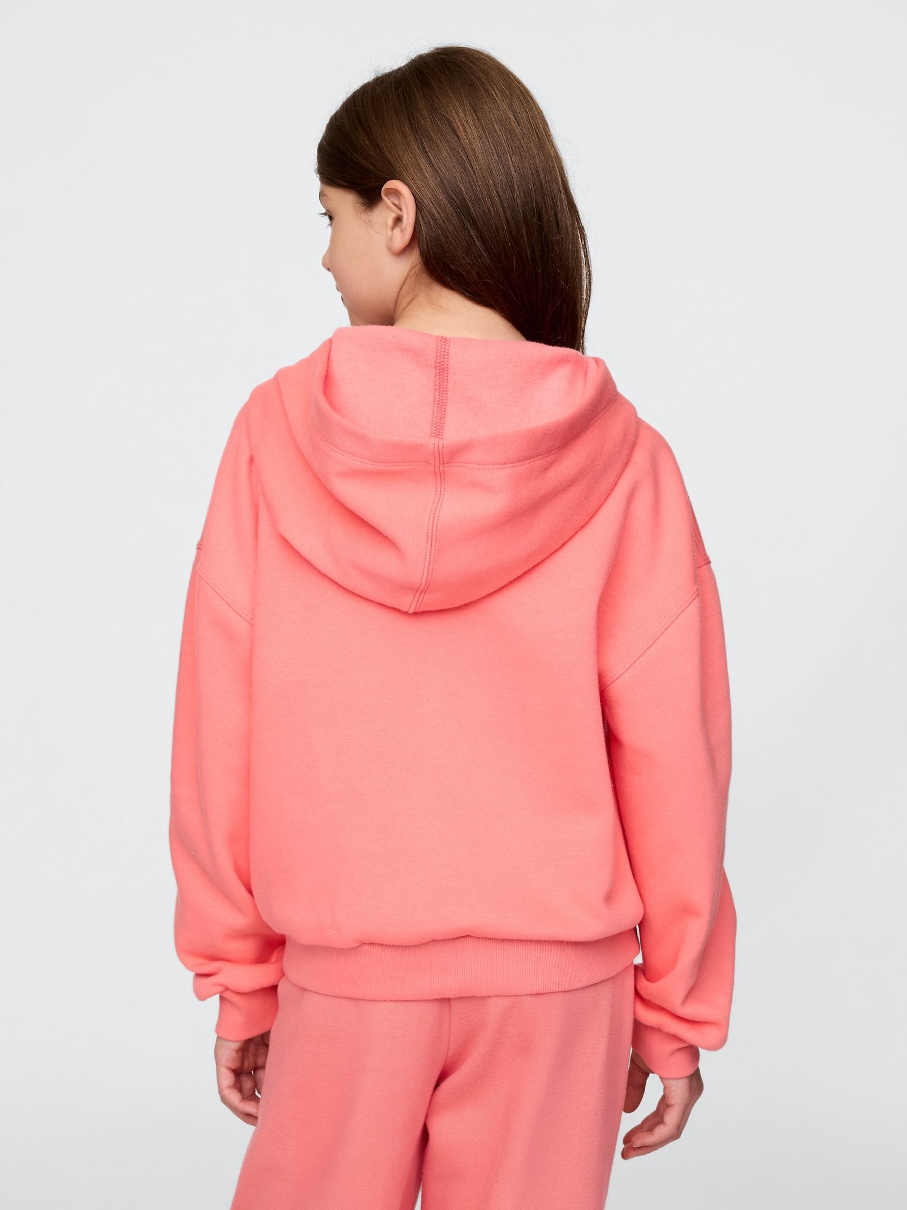 Pink Vintage Soft Logo Zip Hoodie (4-13yrs) - Image 2 of 5