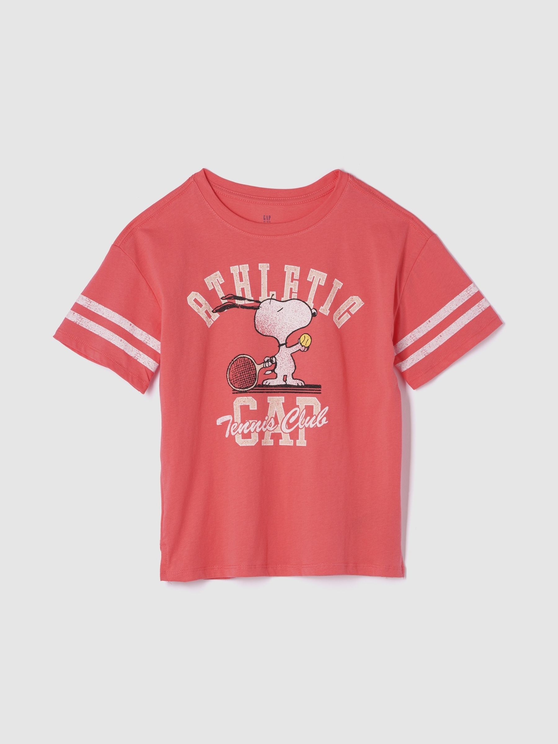 Pink Snoopy Graphic Logo T-Shirt (4-13yrs) - Image 1 of 3