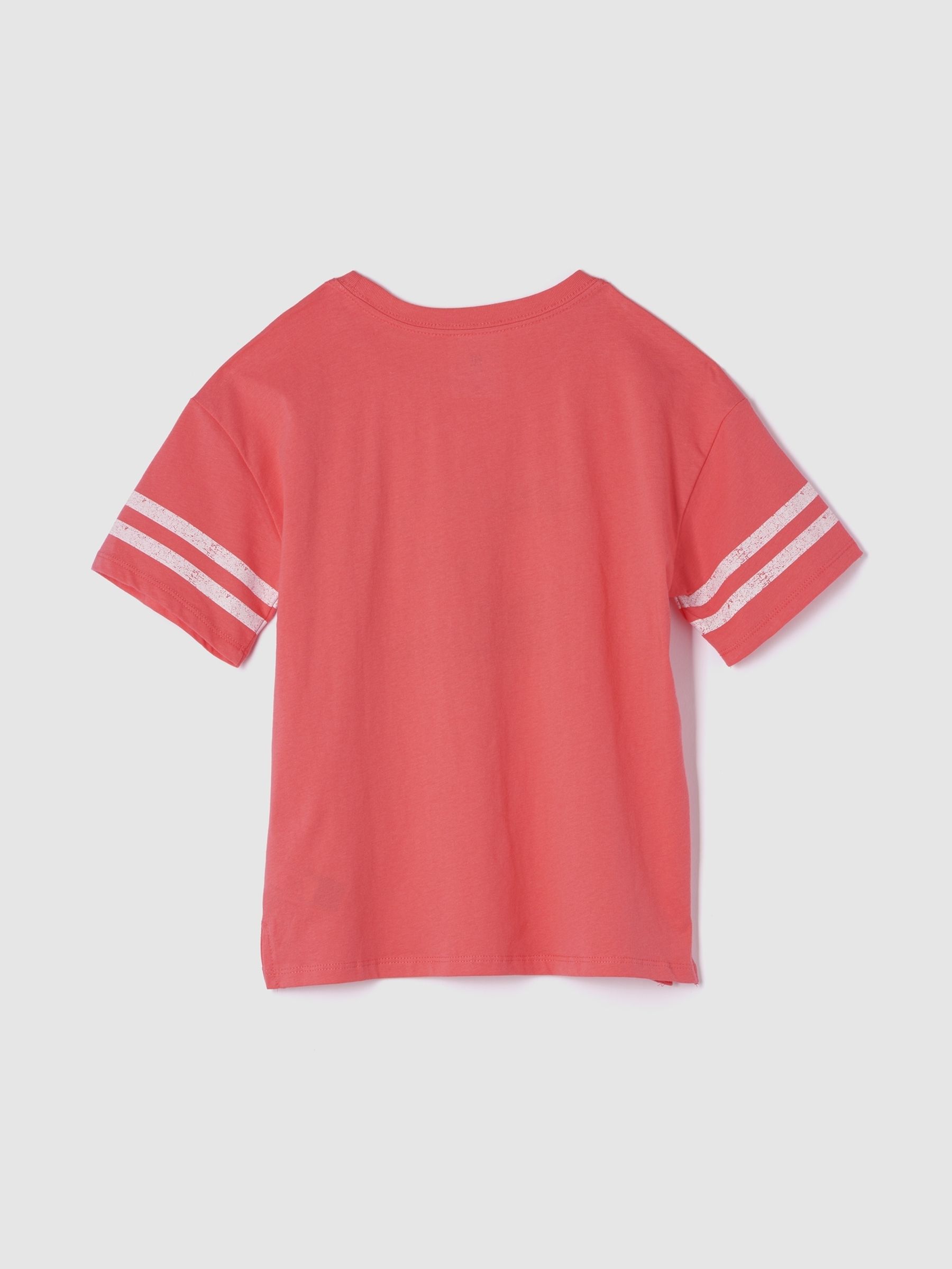 Pink Snoopy Graphic Logo T-Shirt (4-13yrs) - Image 2 of 3