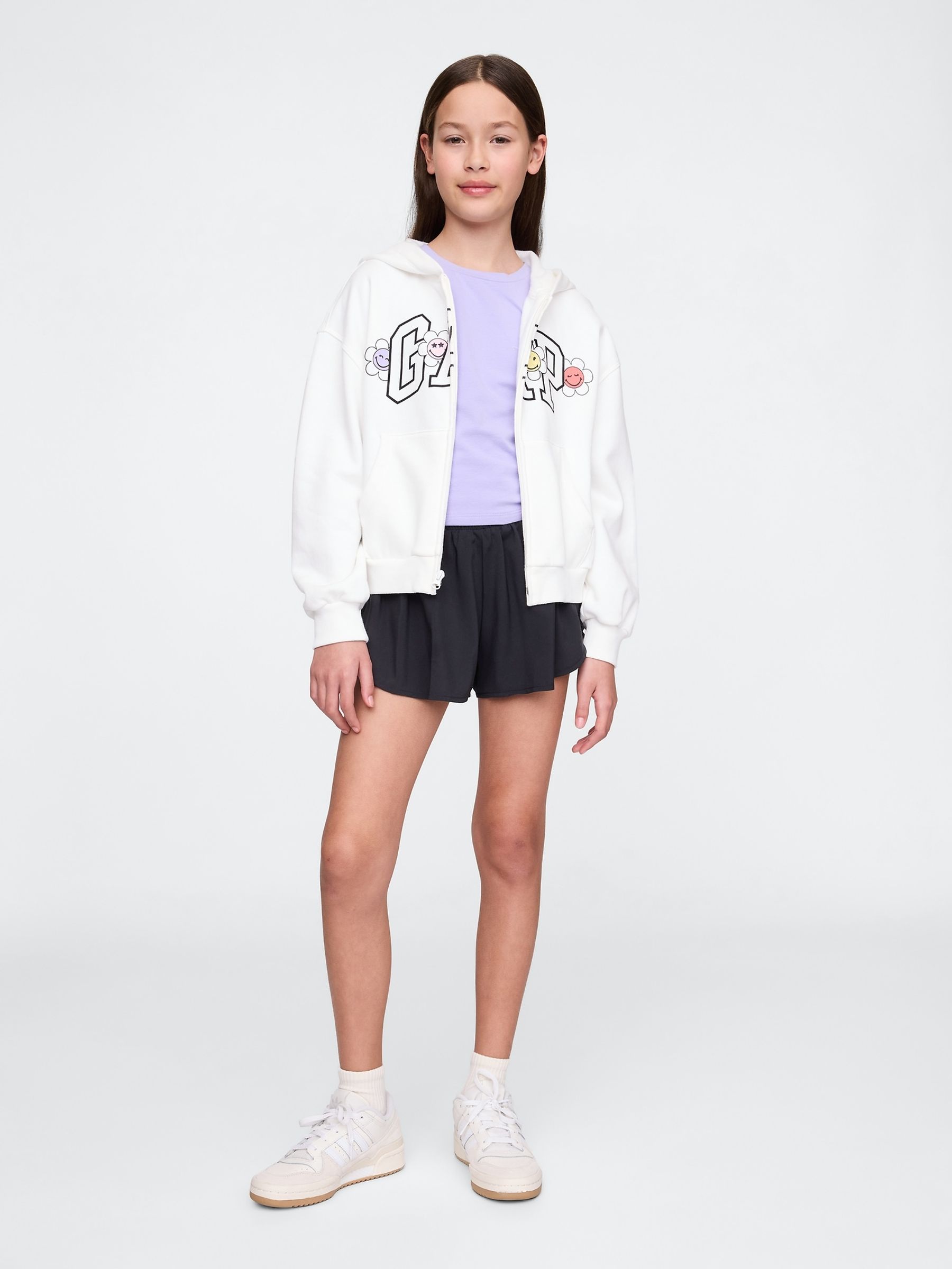Black Flutter Shorts (4-13yrs) - Image 3 of 5