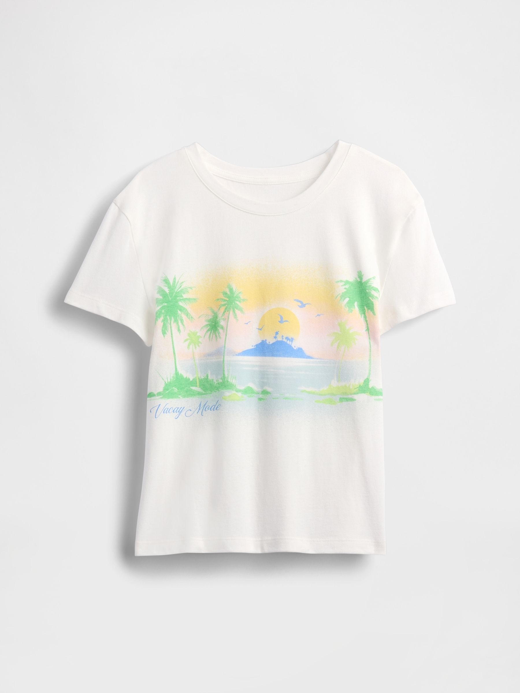White Short Sleeve Crew Neck Graphic T-Shirt (4-13yrs) - Image 3 of 4