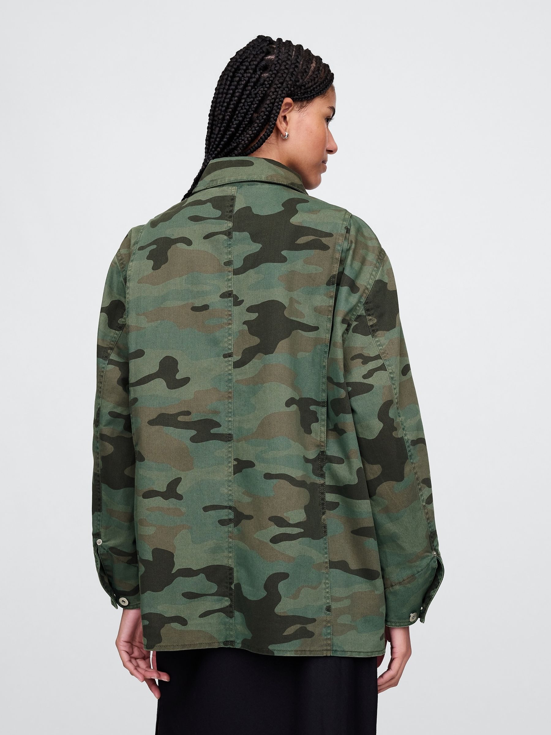 Green Camo Chore Jacket - Image 2 of 5