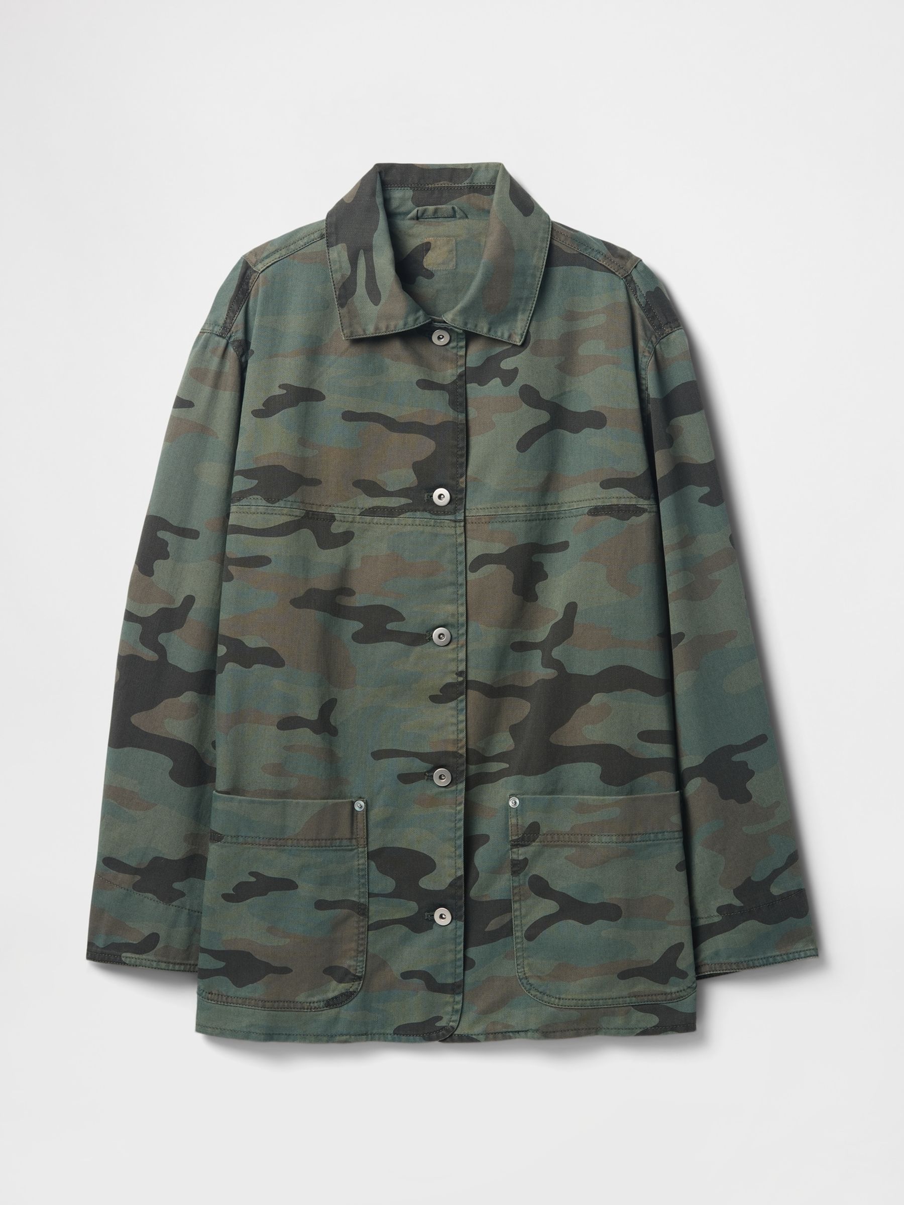 Green Camo Chore Jacket - Image 5 of 5