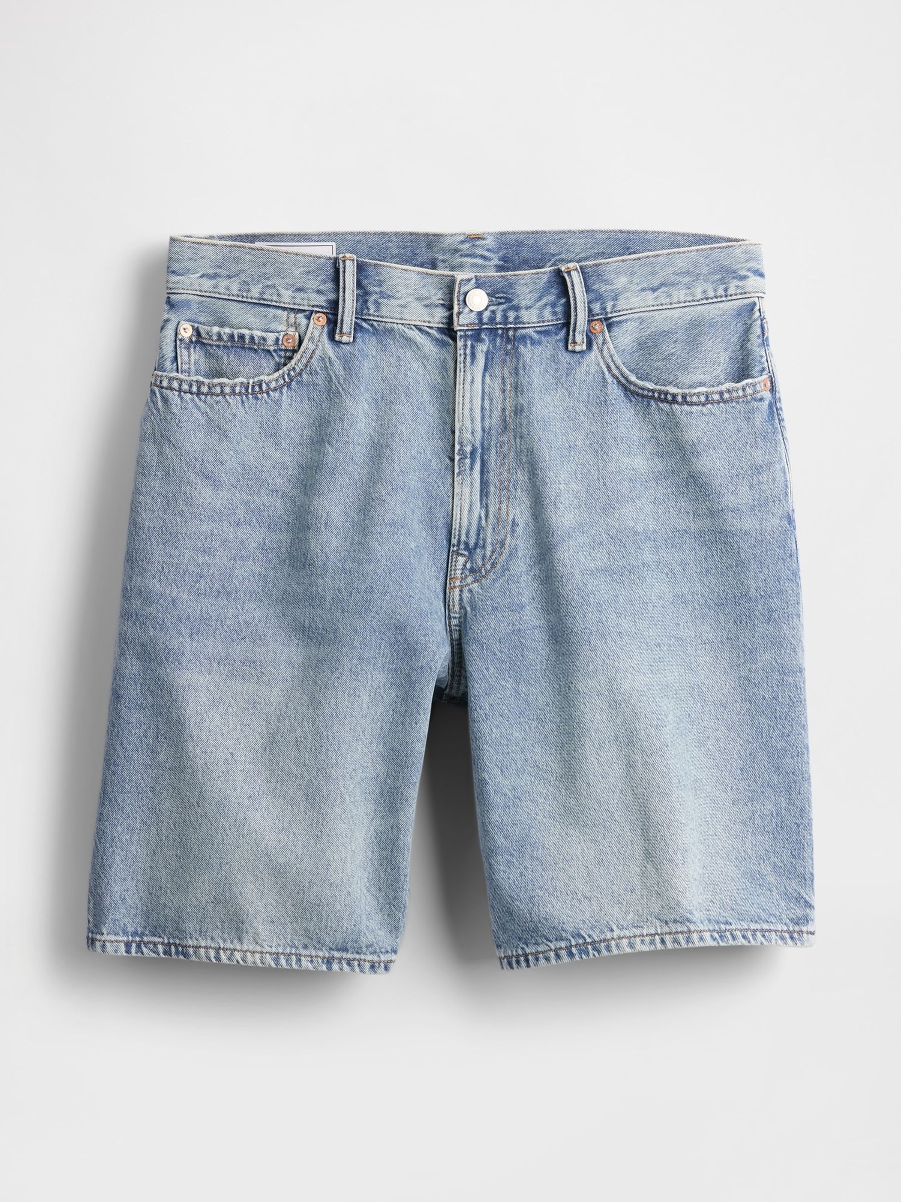 Light Blue 90s Loose Denim Shorts - Image 7 of 7