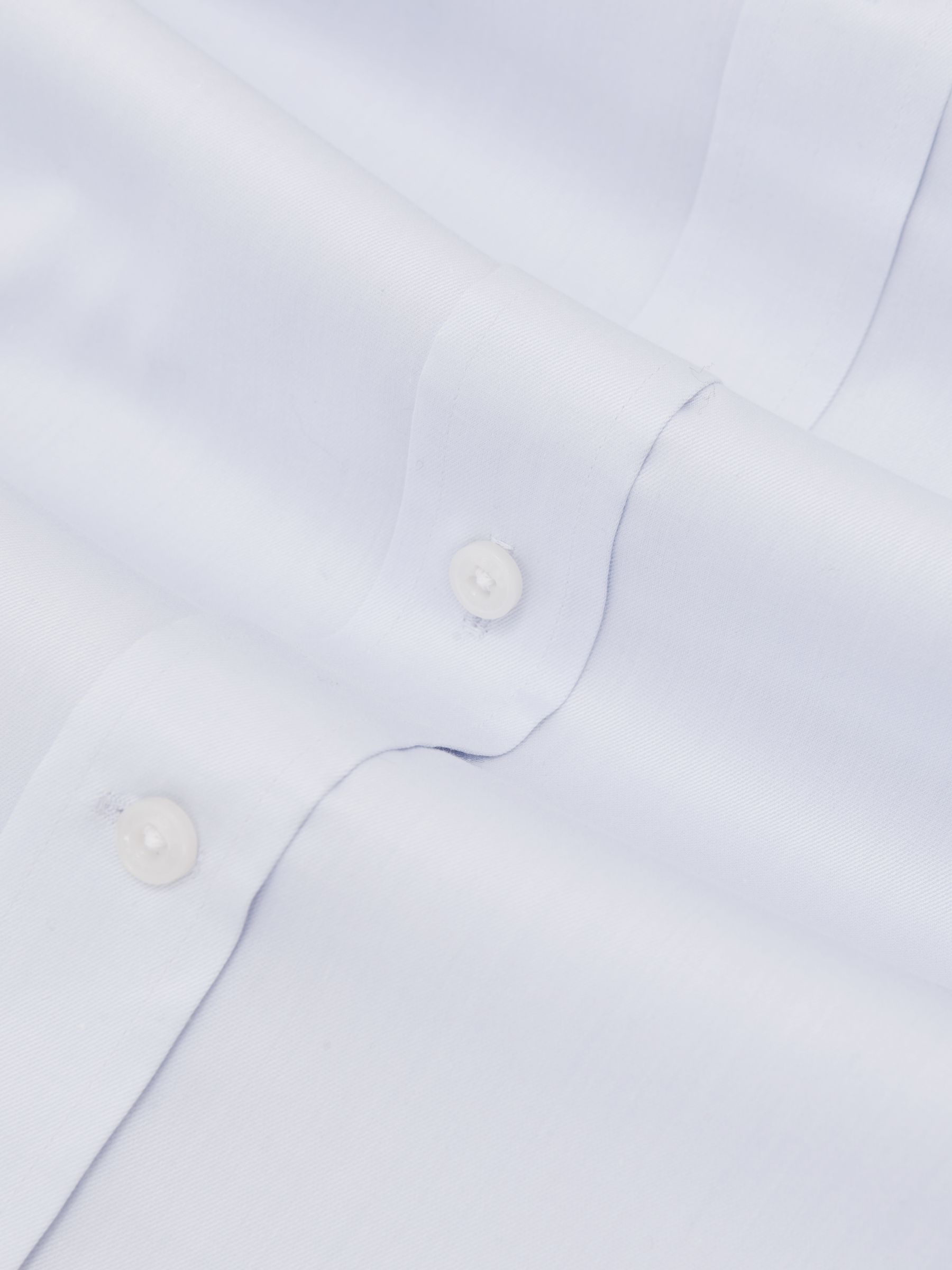Regular Fit Stretch Double-Cuff Shirt Cotton-Blend in Soft Blue - Image 7 of 7