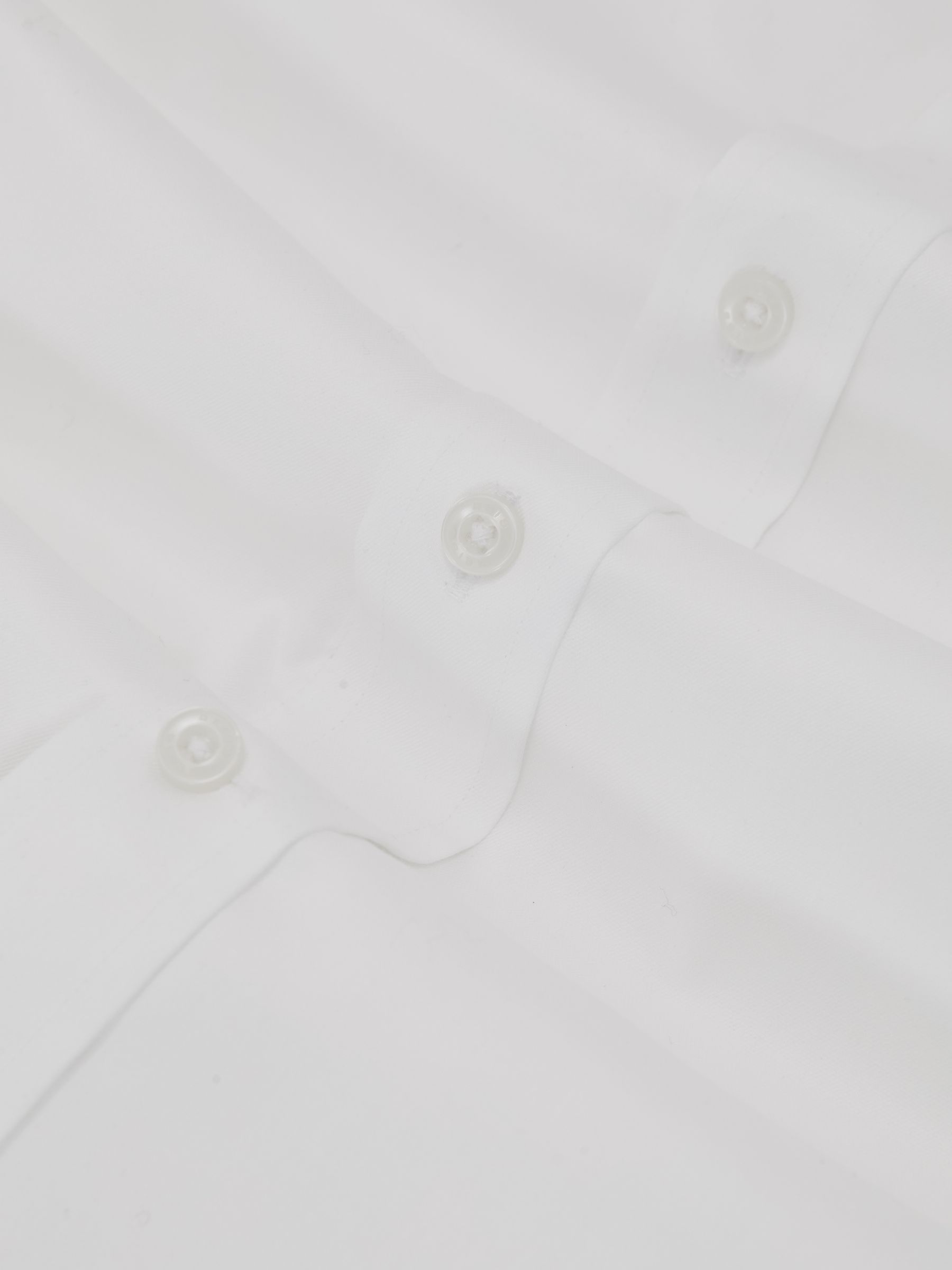 Slim Fit Stretch Double-Cuff Shirt Cotton-Blend in White - Image 8 of 8