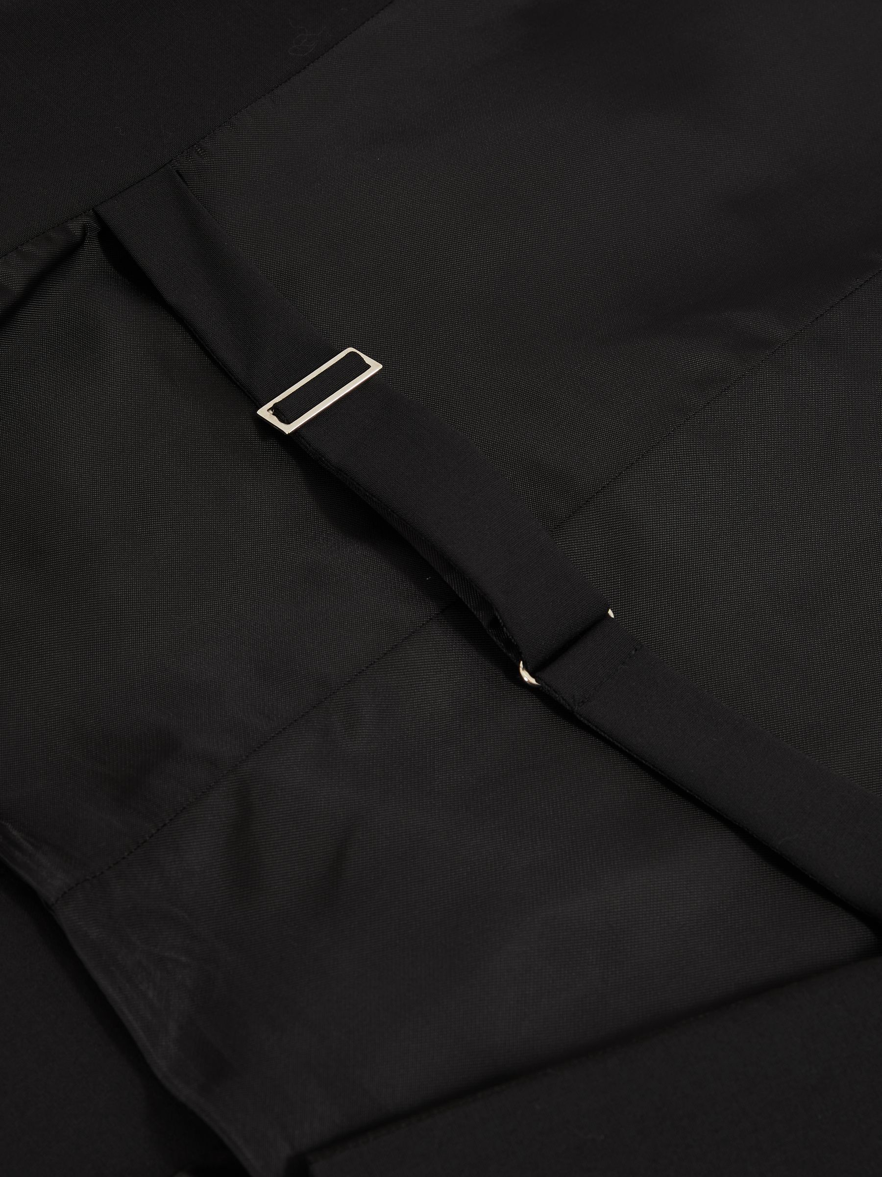 Wool-Blend Slim-Fit Waistcoat in Black - Image 6 of 6