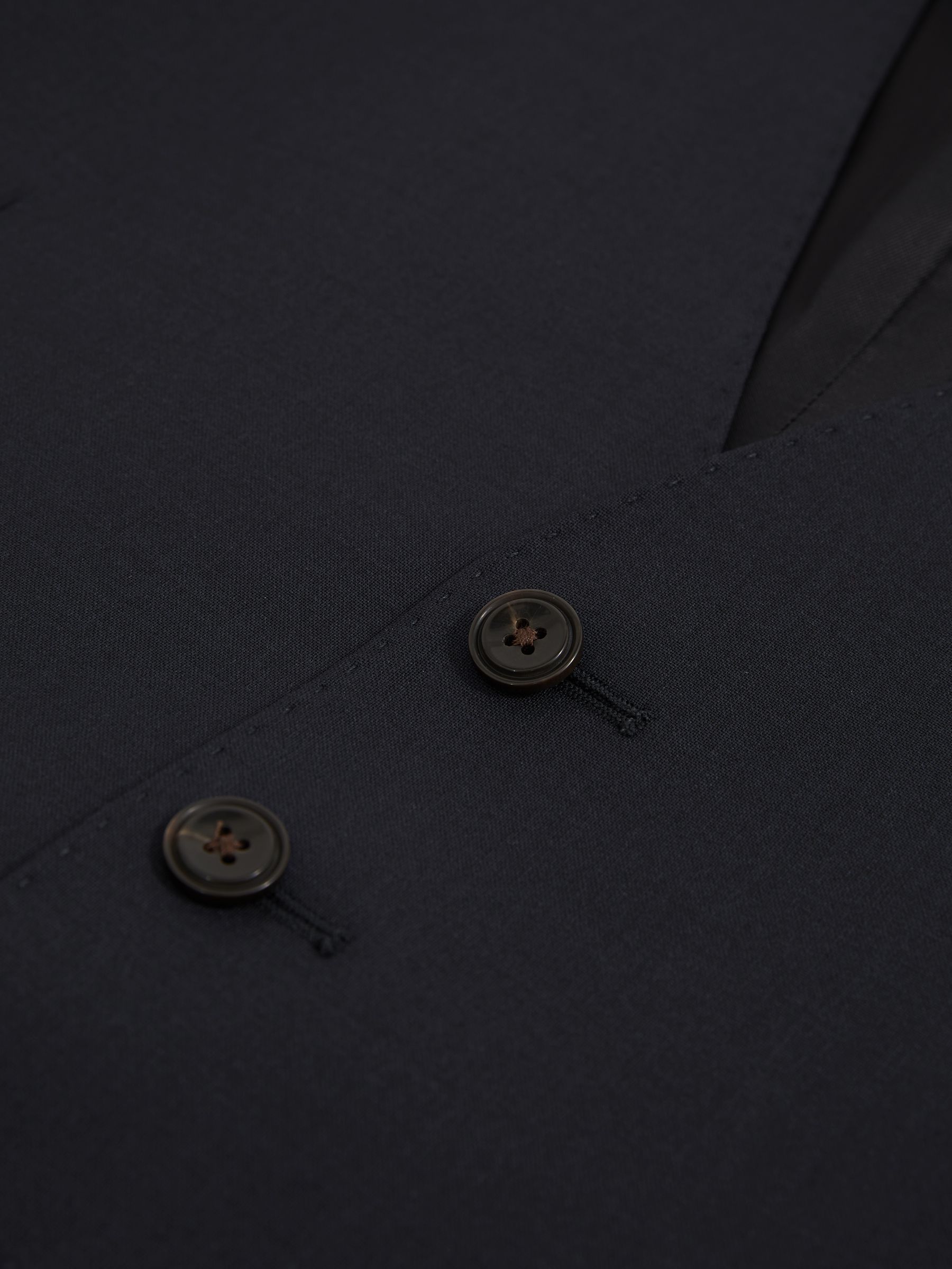 Wool-Blend Slim-Fit Waistcoat in Navy - Image 7 of 7