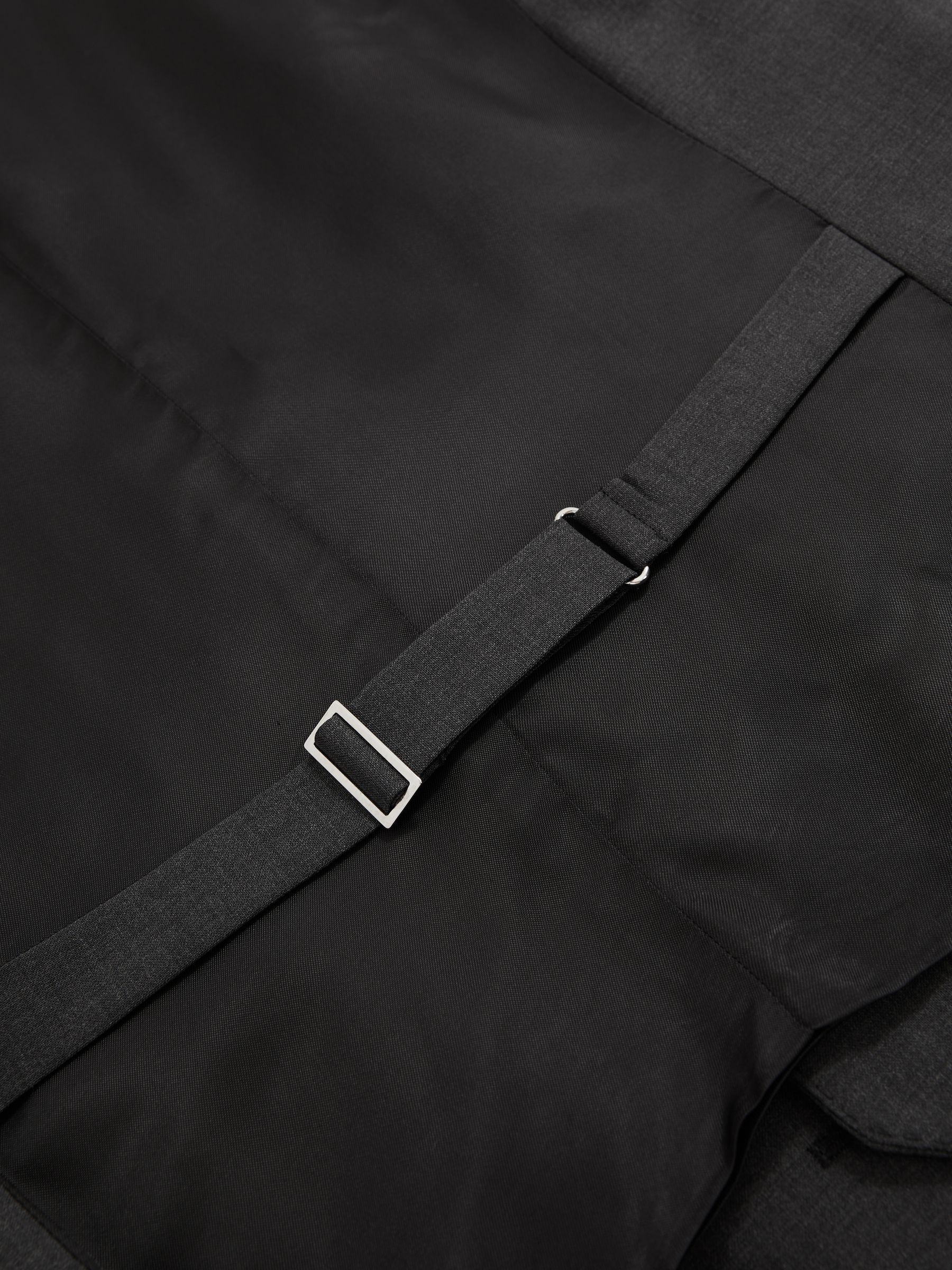 Wool-Blend Slim-Fit Waistcoat in Grey - Image 5 of 5