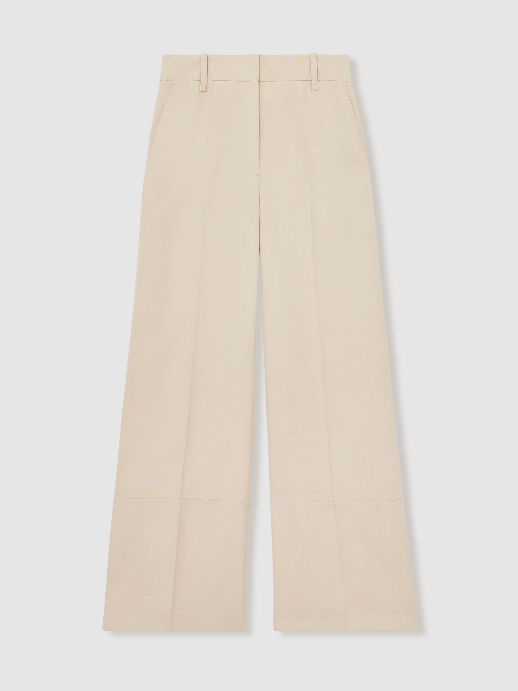 Atelier Wide-Leg Woven Trousers in Off White - Image 2 of 6
