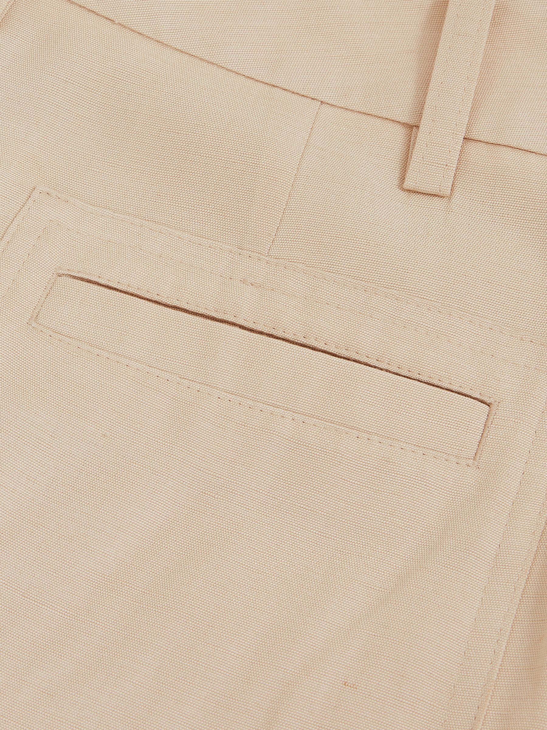 Atelier Wide-Leg Woven Trousers in Off White - Image 6 of 6