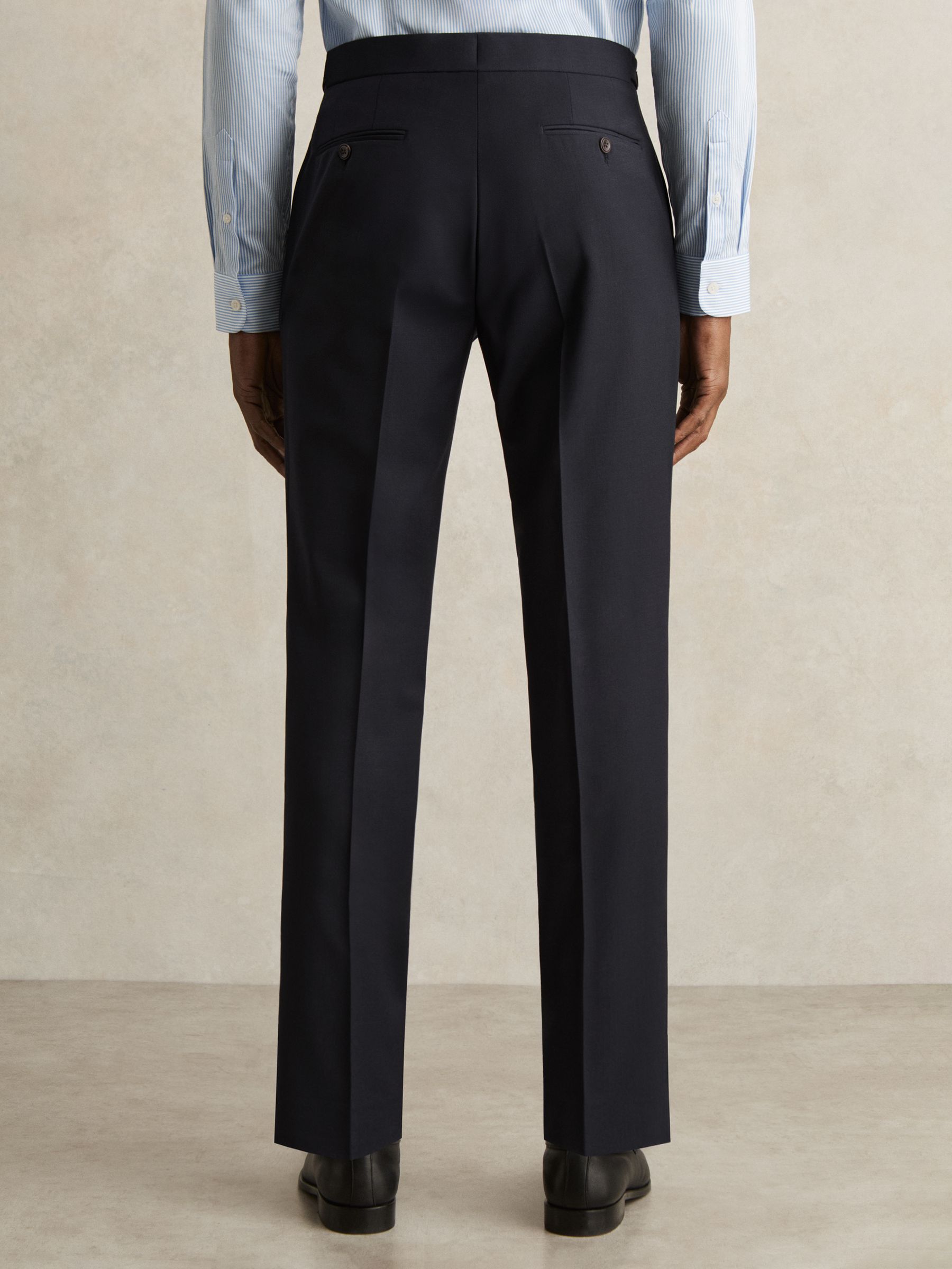 Slim-Fit Wool-Blend Suit Trousers in Navy - Image 6 of 7