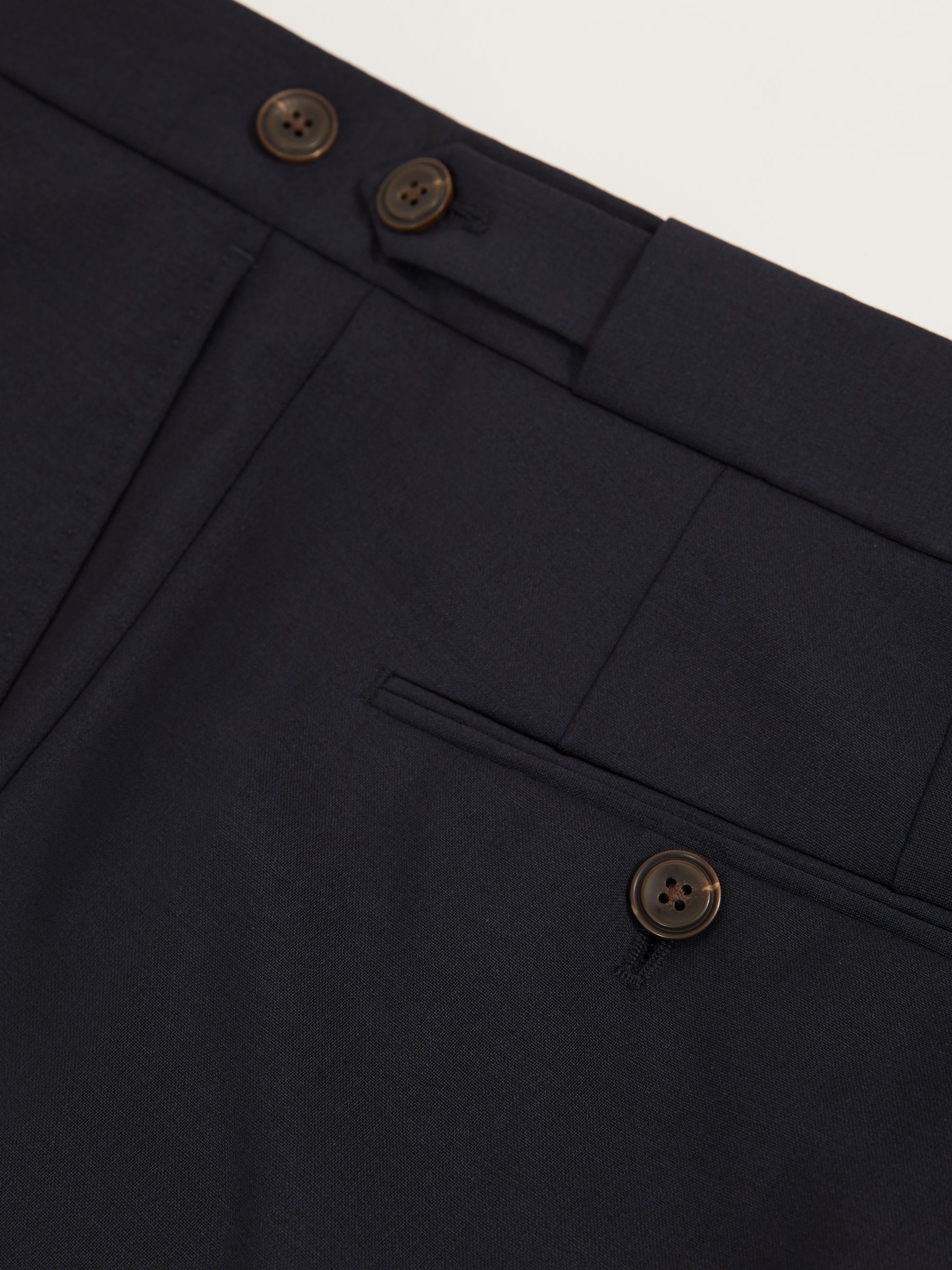 Slim-Fit Wool-Blend Suit Trousers in Navy - Image 7 of 7