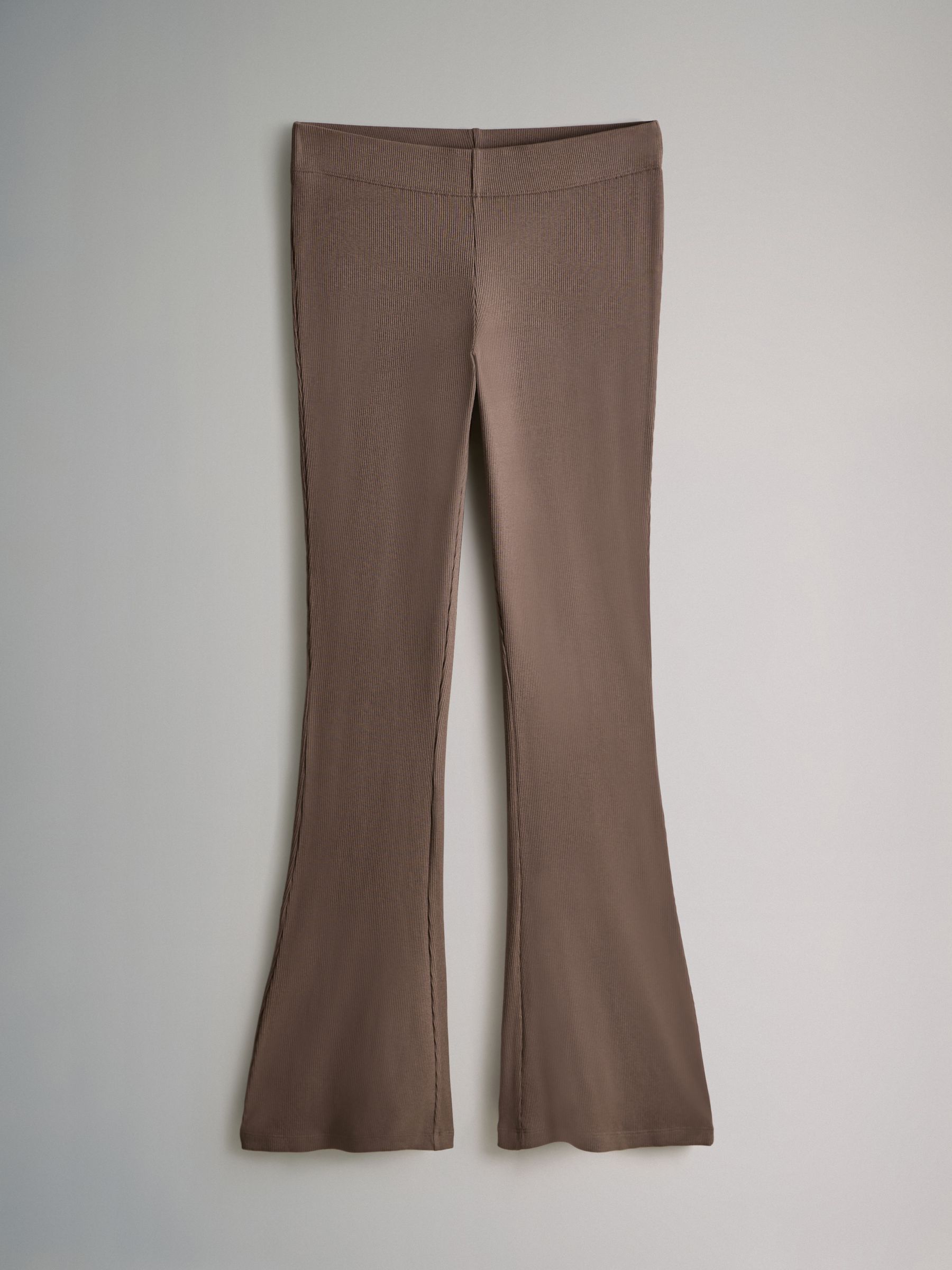 2 Pack Ribbed Flare Leg Trousers - Image 3 of 5