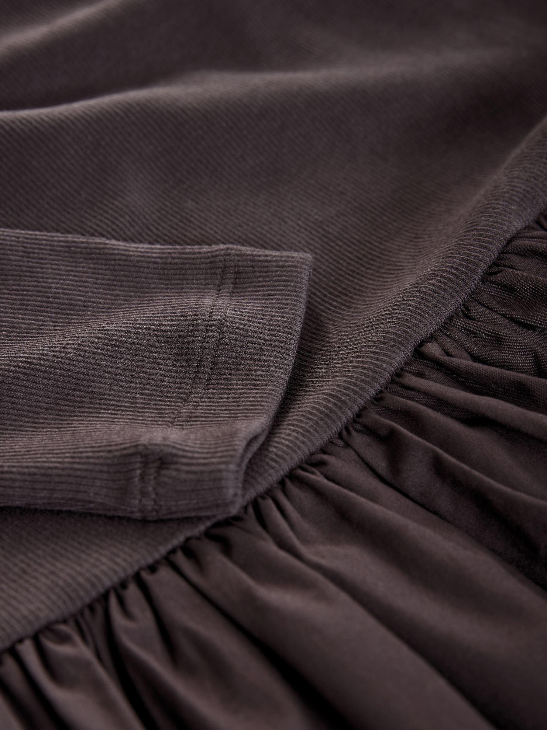 2 Pack Long Sleeve Jersey Woven Mix Dresses - Image 3 of 3