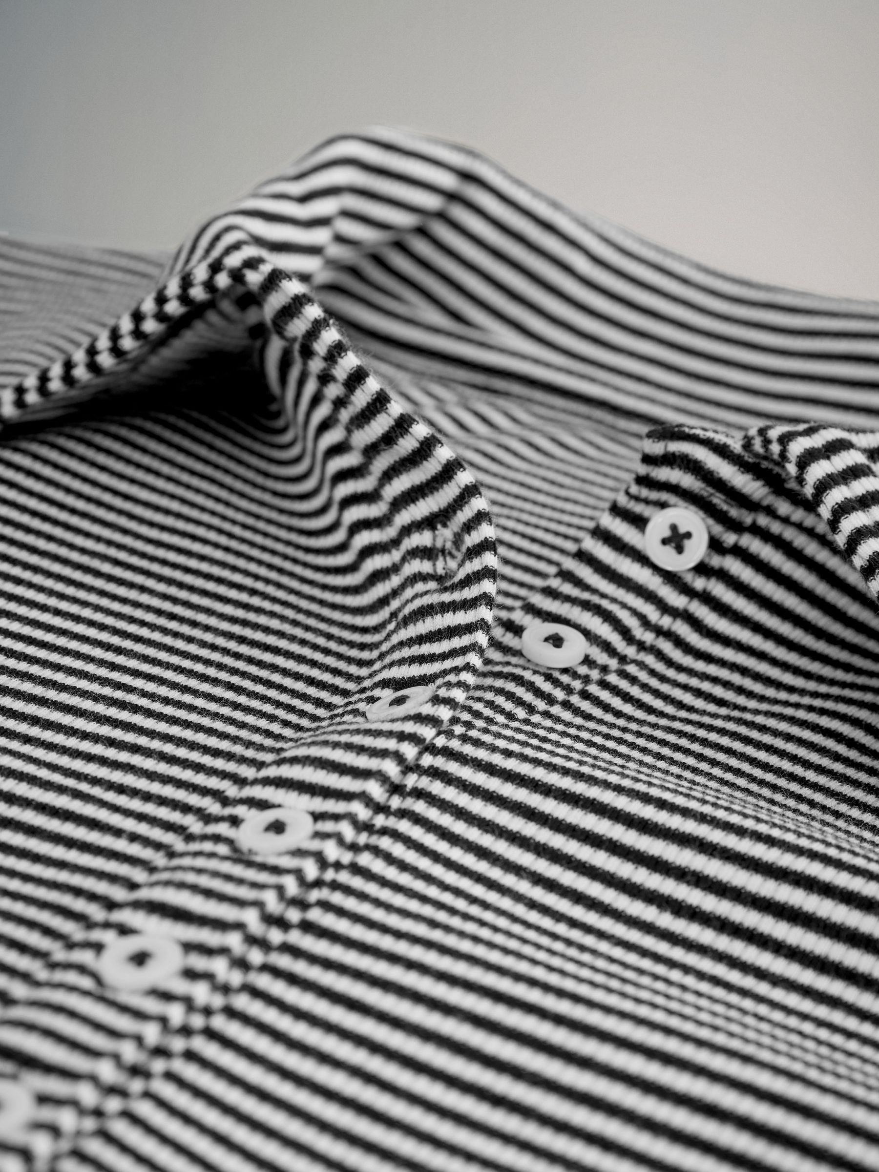 Black/Stripe 2 Pack Collared Rib Maxi Dress - Image 6 of 6 Black/Stripe 2 Pack Collared Rib Maxi Dress - Image 6 of 6