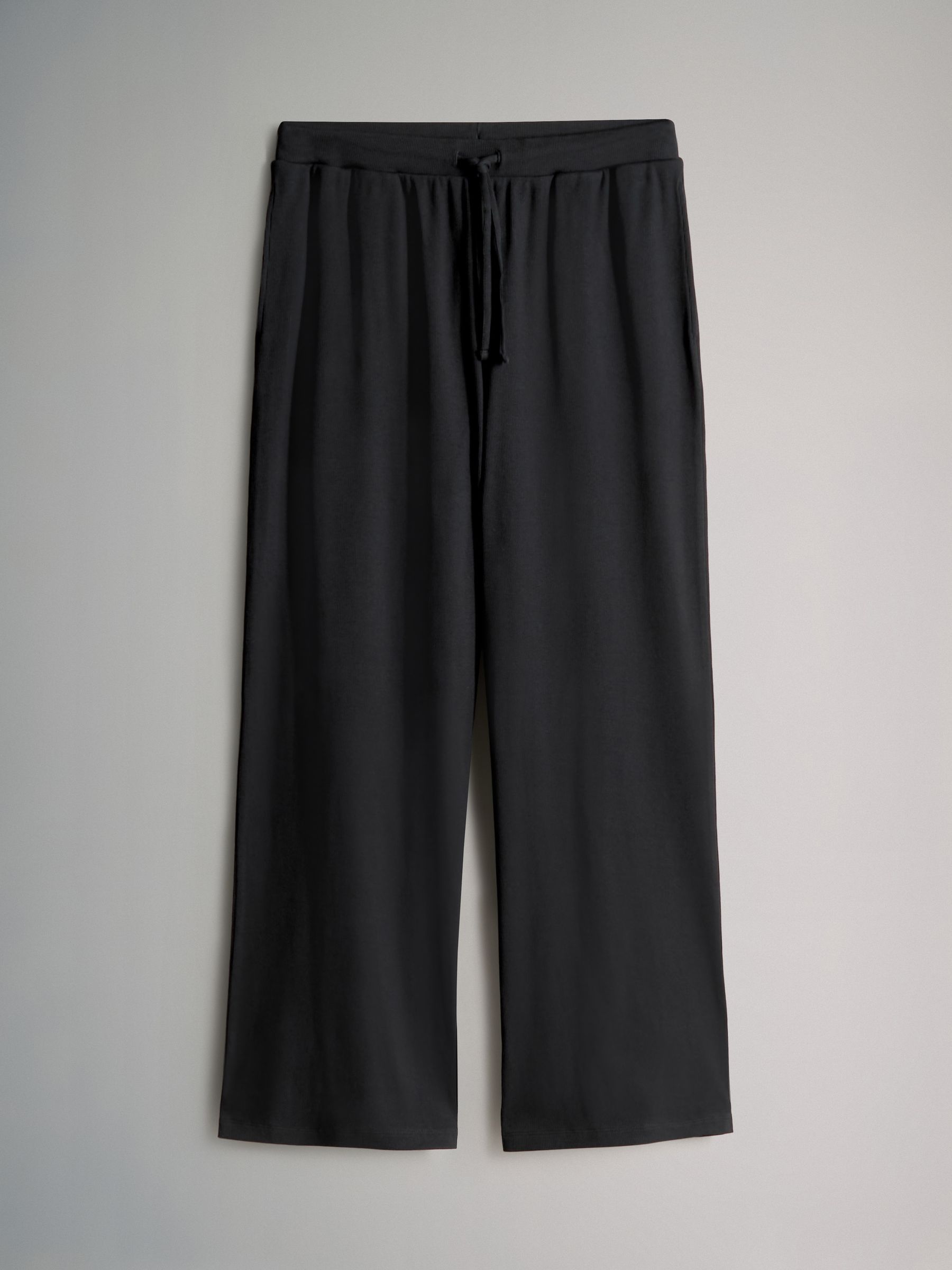 2 Pack Ribbed Jersey Wide Leg Trousers - Image 6 of 8