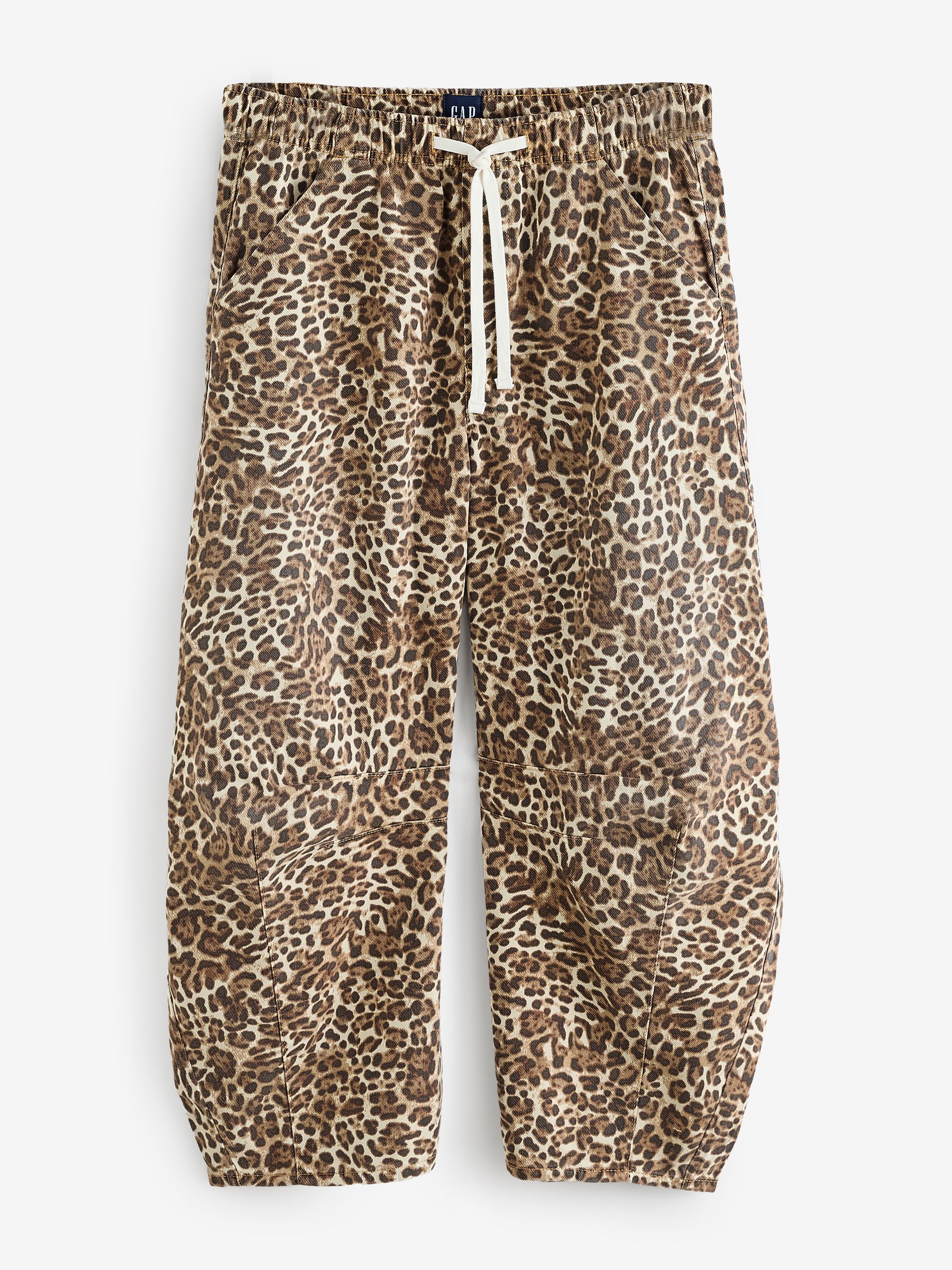 Brown Leopard Print Easy High Waisted Horseshoe Jeans - Image 7 of 10