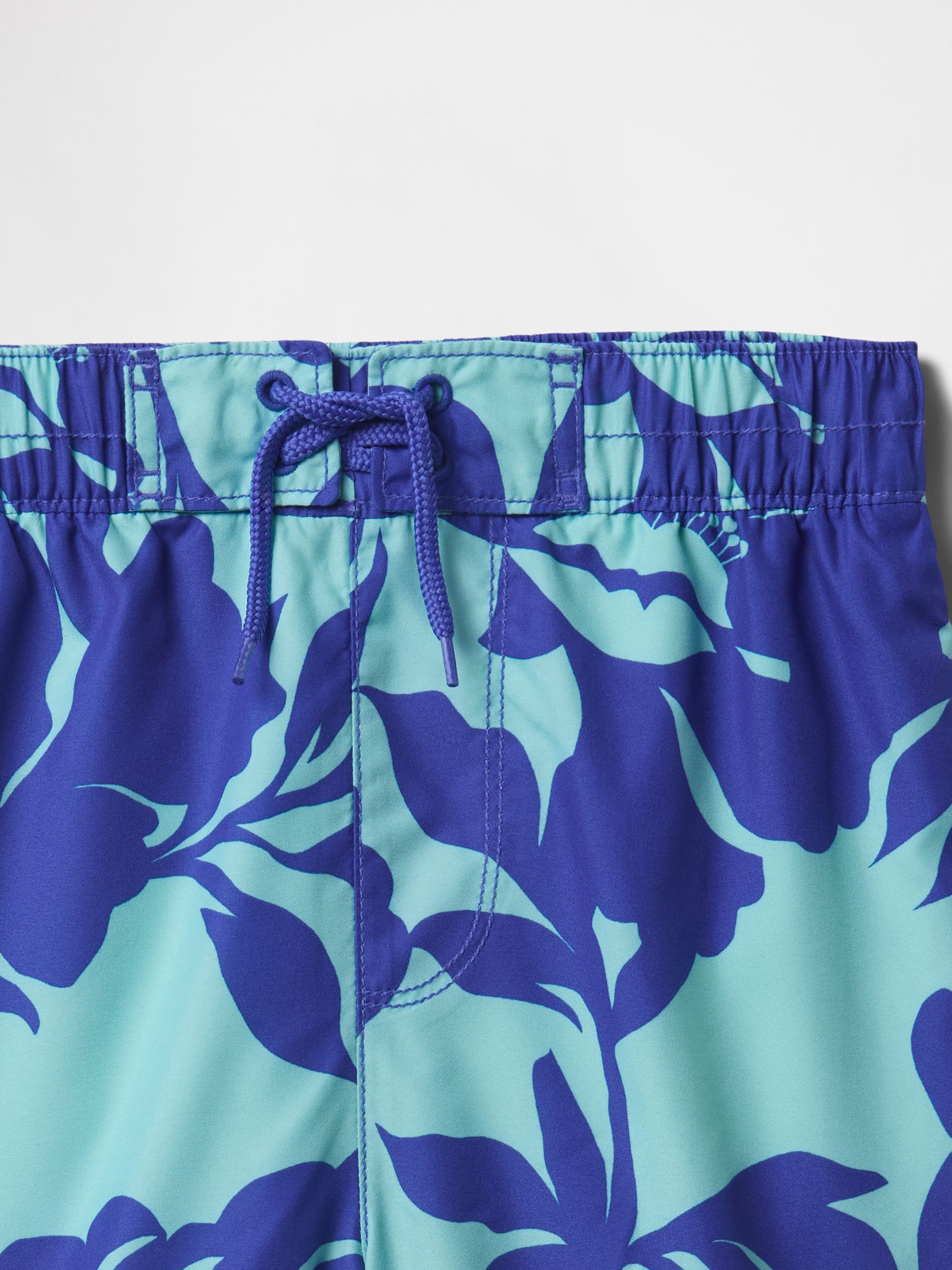 Blue 8" Recycled Swim Trunks (4-13yrs) - Image 3 of 3