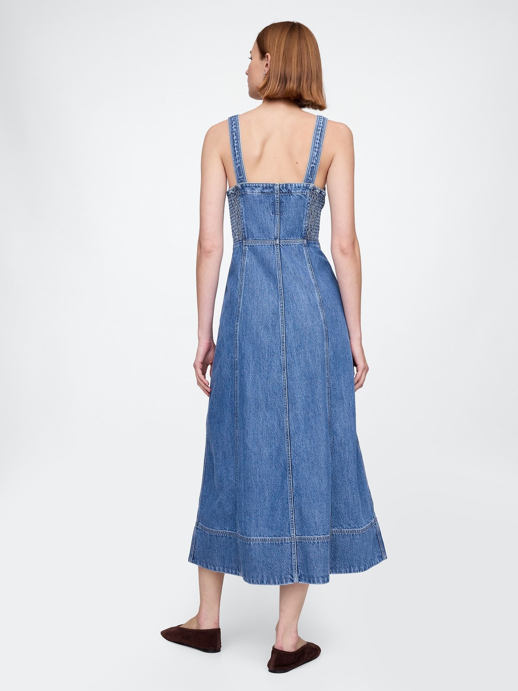 Blue UltraSoft Denim Maxi Dress - Image 2 of 5