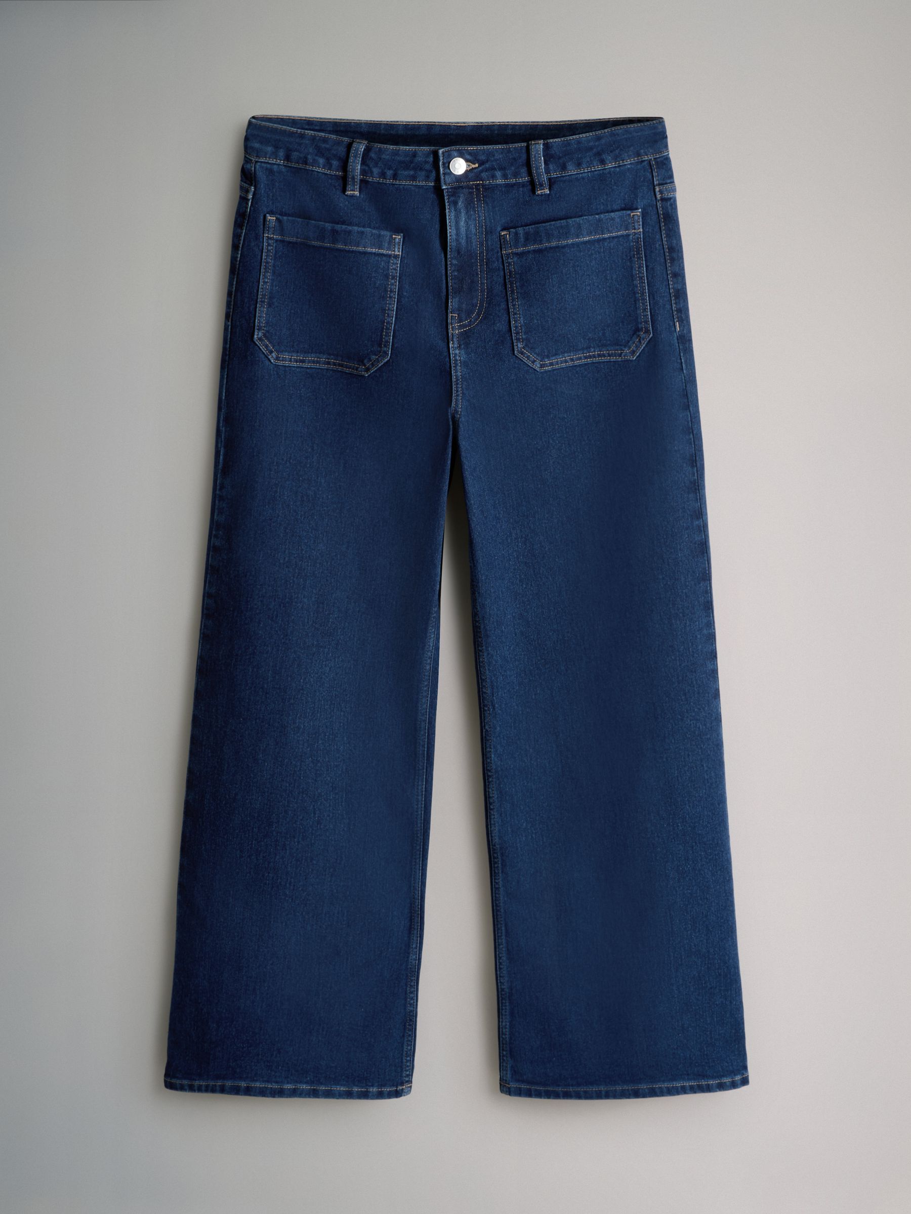 2 Pack Patch Pocket Wide Leg Jeans - Image 6 of 8