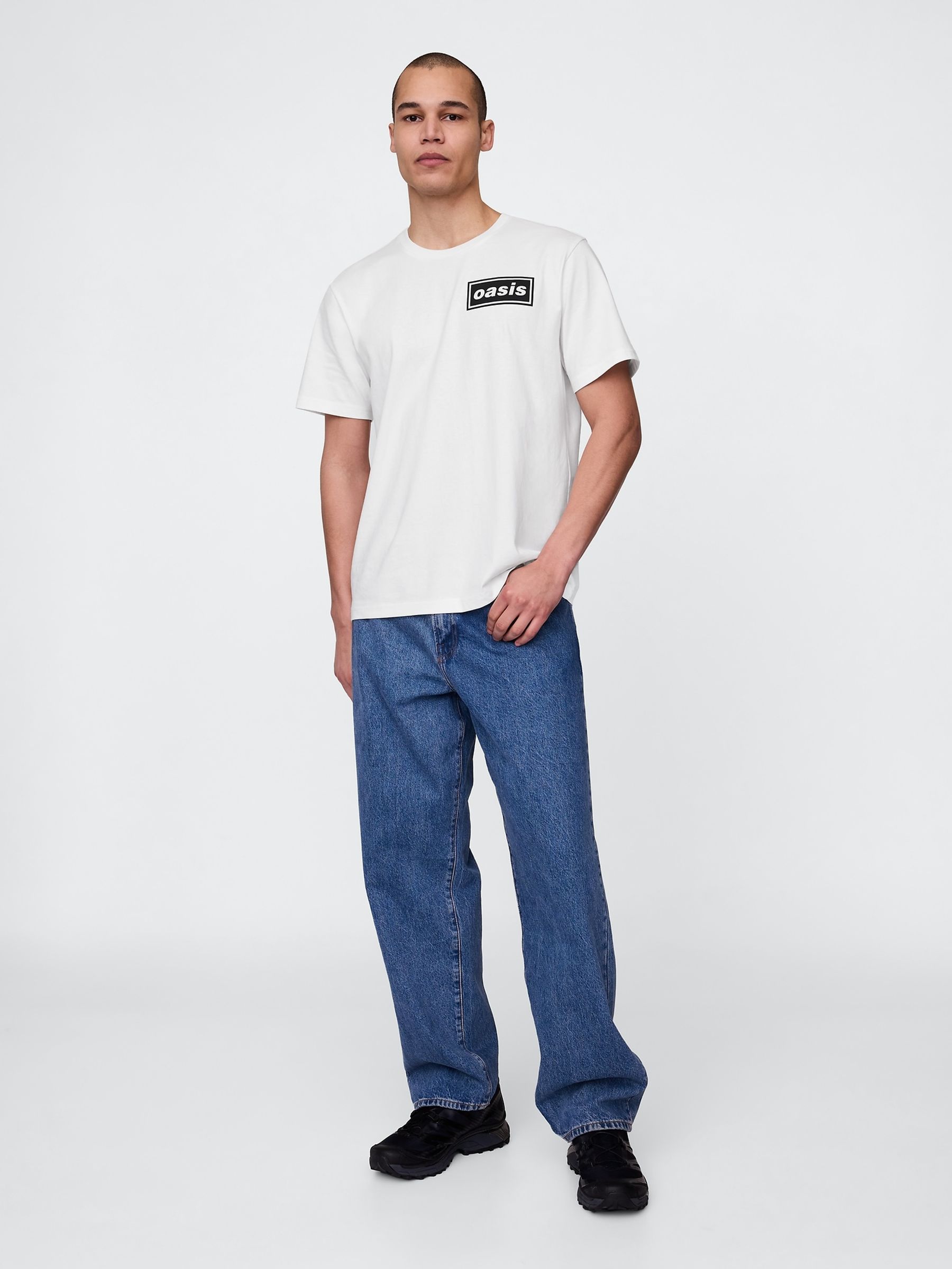 White Oasis Graphic T-Shirt - Image 3 of 5
