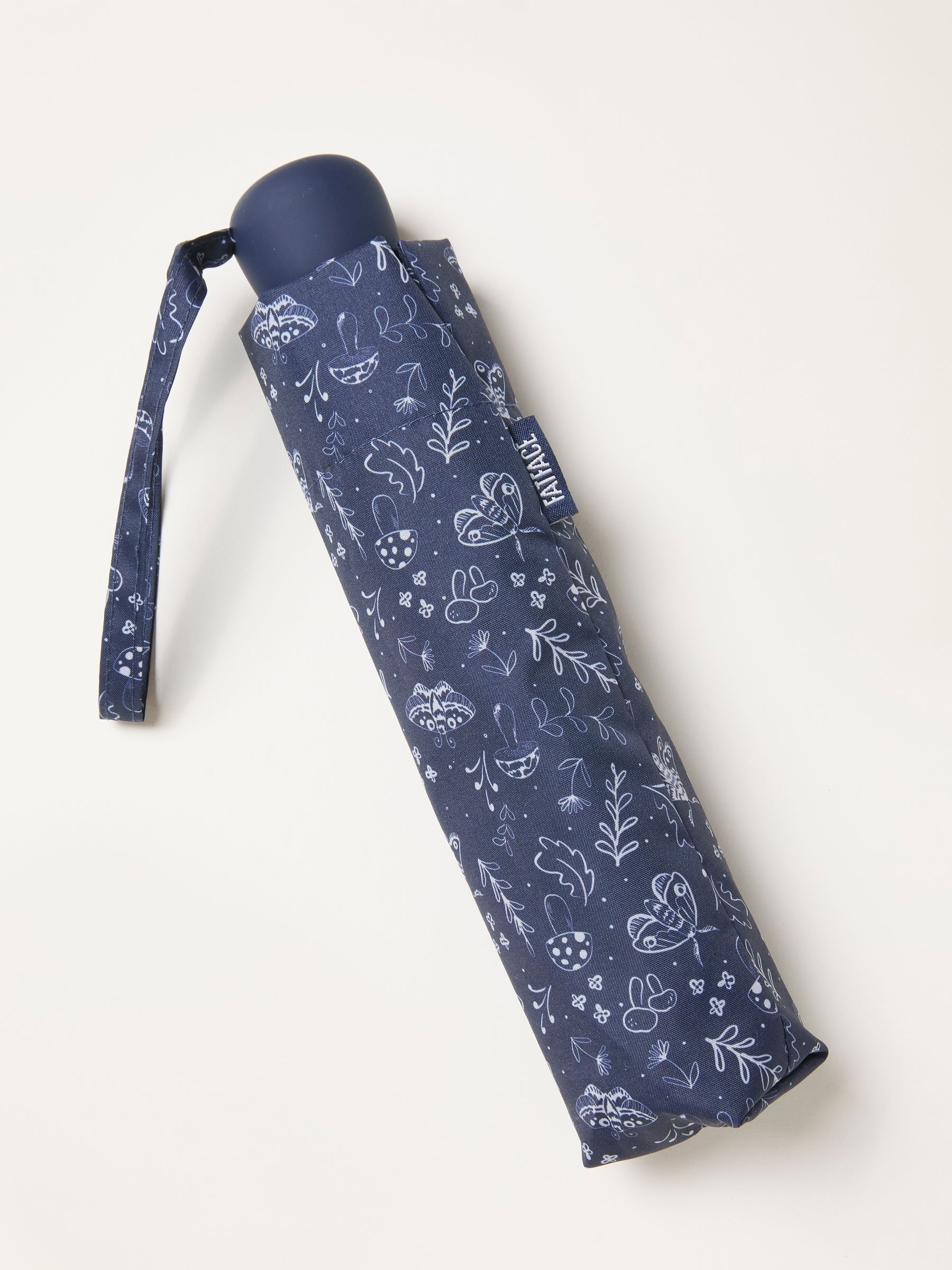 Navy Moth Print Umbrella - Image 1 of 3