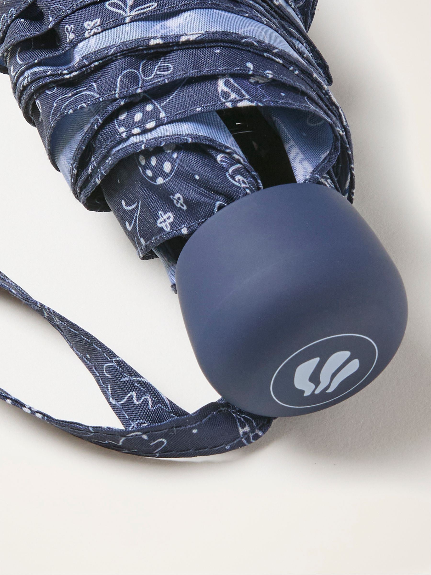 Navy Moth Print Umbrella - Image 3 of 3