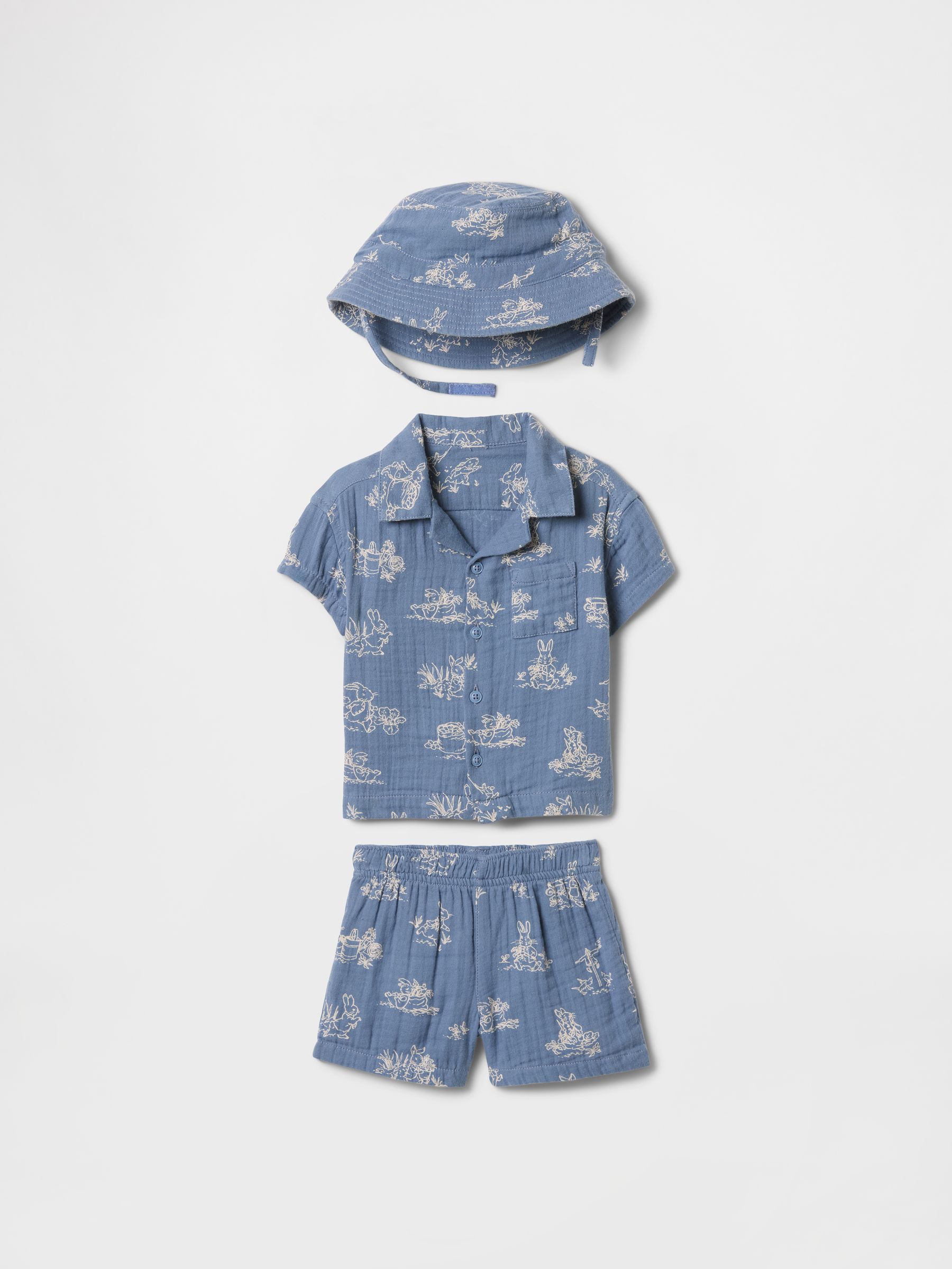 Blue Peter Rabbit Top and Shorts Set (Newborn-24mths) - Image 2 of 3