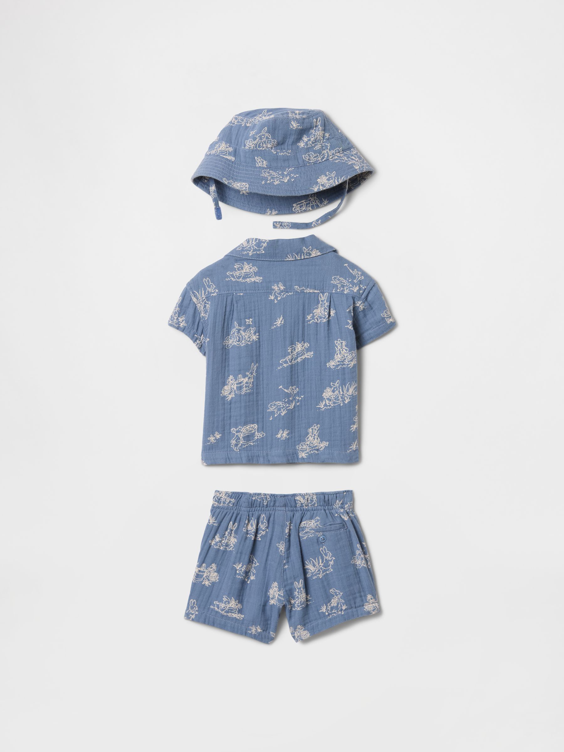 Blue Peter Rabbit Top and Shorts Set (Newborn-24mths) - Image 3 of 3